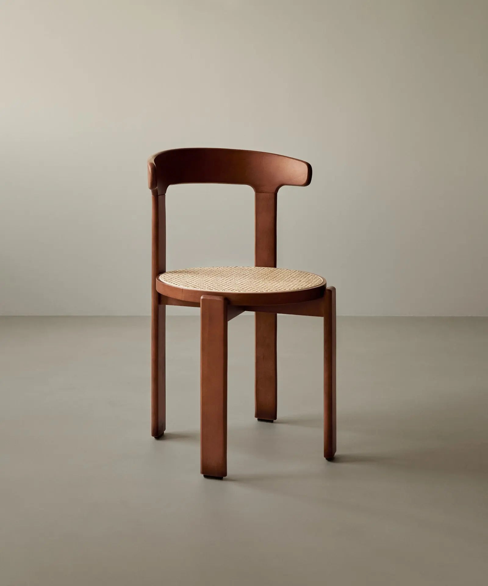 Wood and Rattan Dining Chair Delia – Northdeco