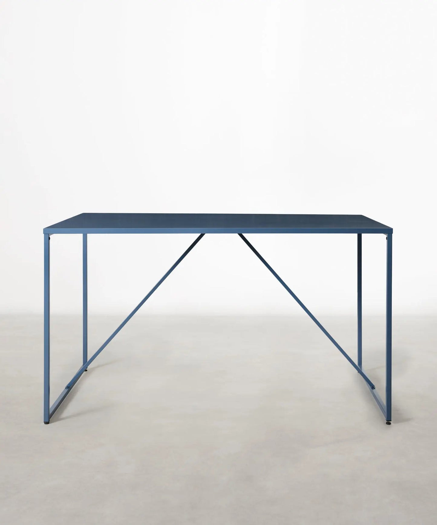 55822972977538 Mesa de Escritorio en Acero Laminado Varek Mesas Northdeco