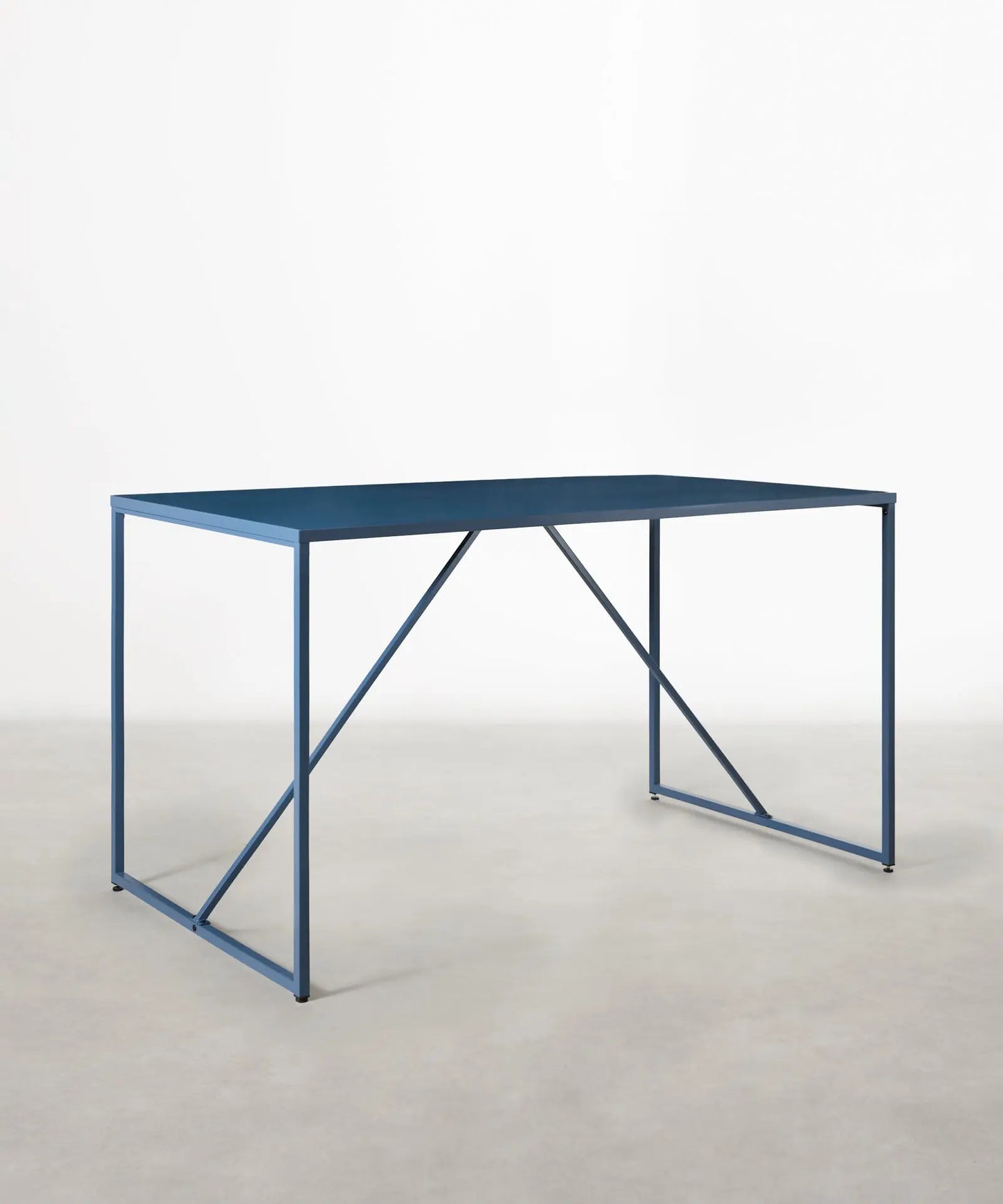 55822972977538 Mesa de Escritorio en Acero Laminado Varek Mesas Northdeco
