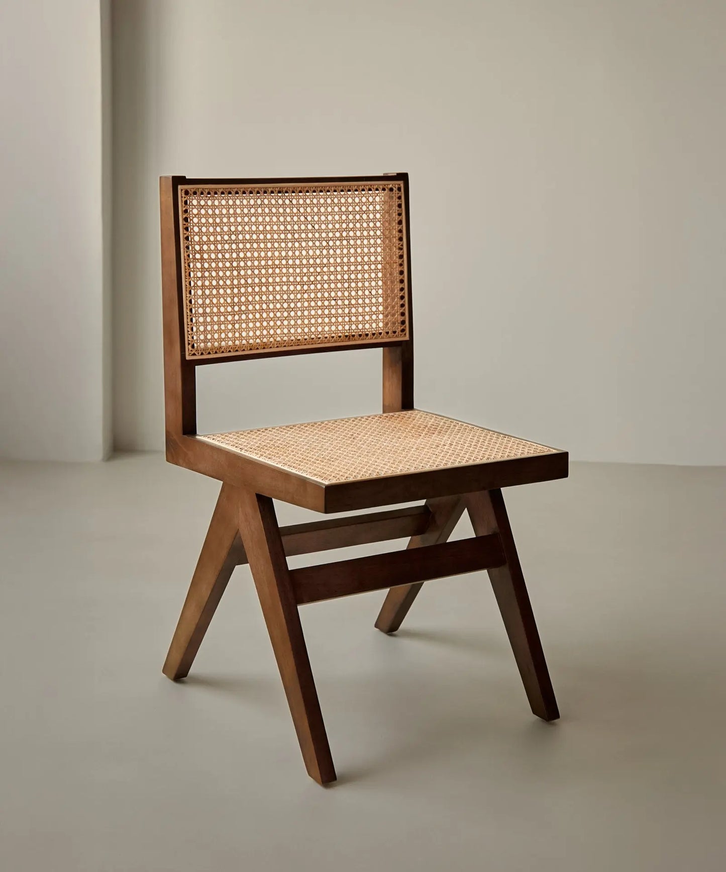 46643730415953 Silla de Comedor en Madera y Ratán Chiara Sillas de Madera Northdeco