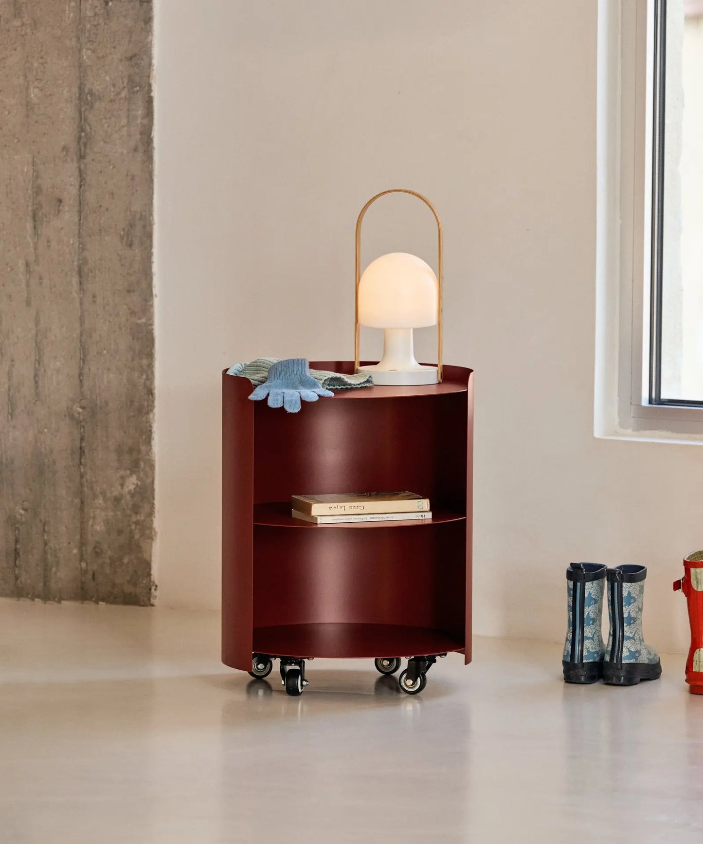 49829988270417 Mesita auxiliar de metal Rilo (37x46 cm) Mesas Auxiliares Northdeco