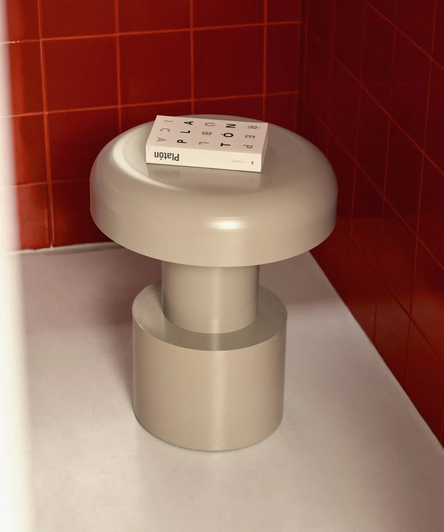 55691013849474 Mesa Auxiliar de Metal Dome (40x47 cm) Mesas Auxiliares Northdeco