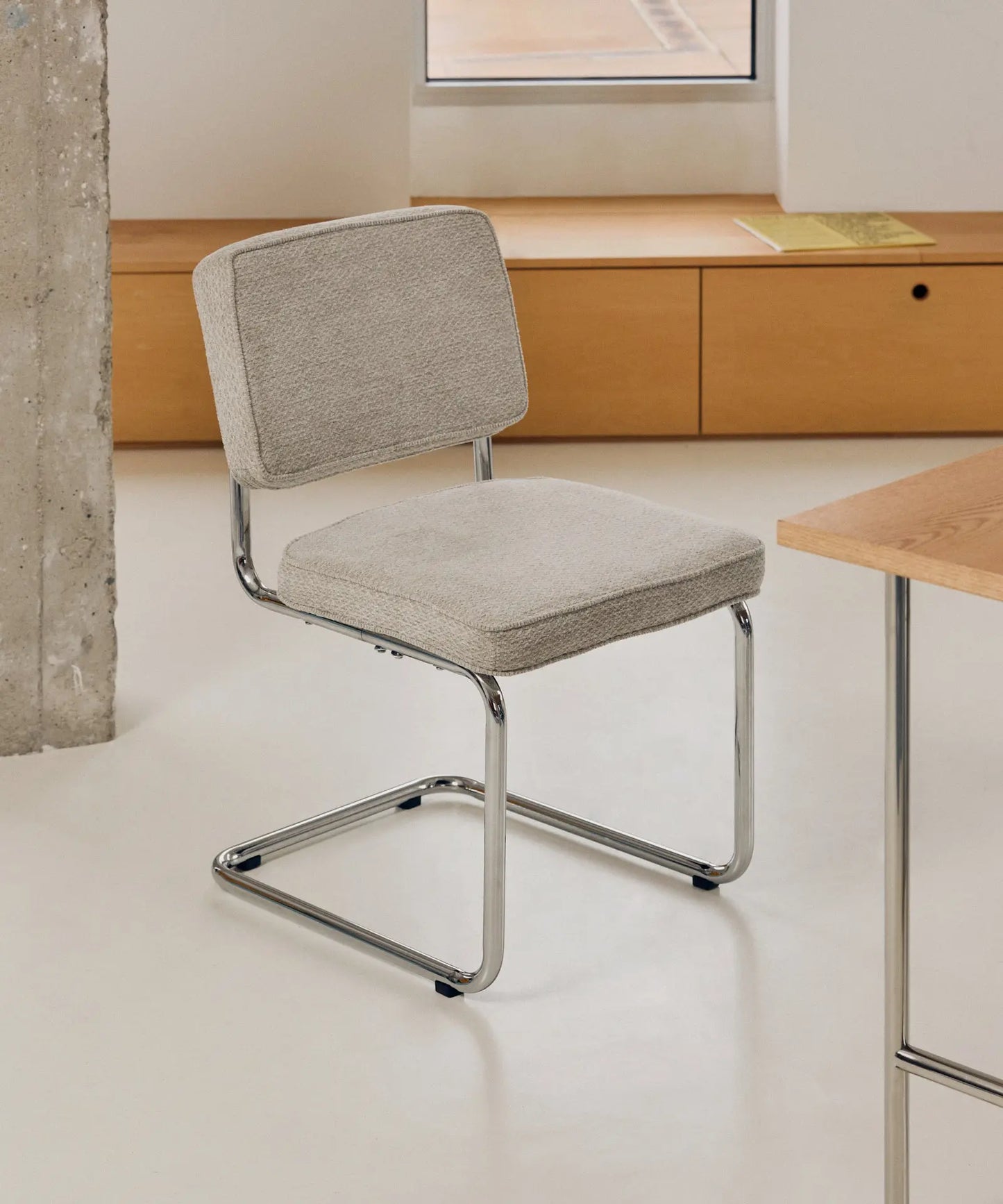 55253072314754 Silla de Comedor Tela y Metal Anela Sillas tapizadas Northdeco