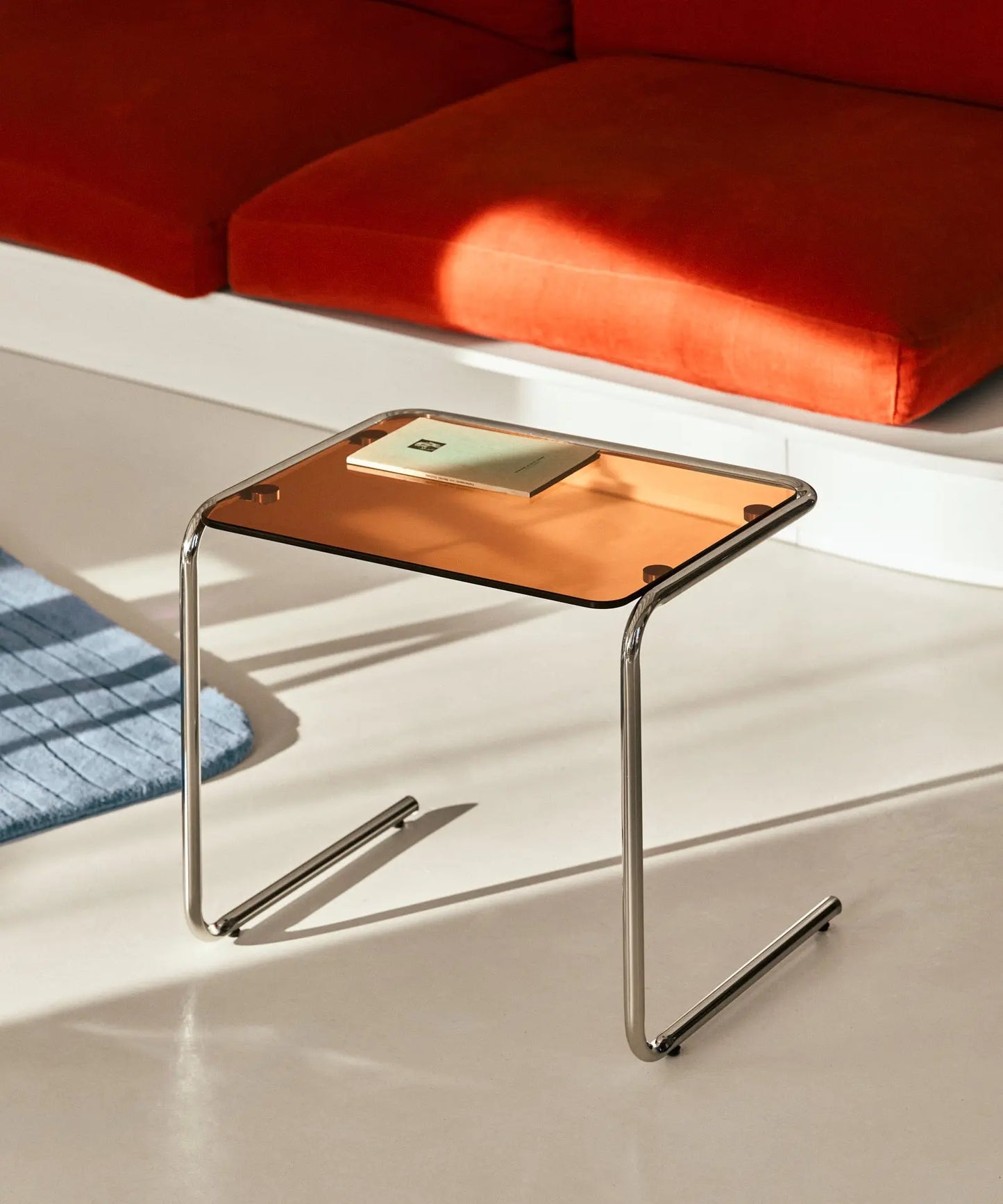 56320834601346 Mesa Auxiliar de Metal y Cristal Templado Bonet Mesas Auxiliares Northdeco