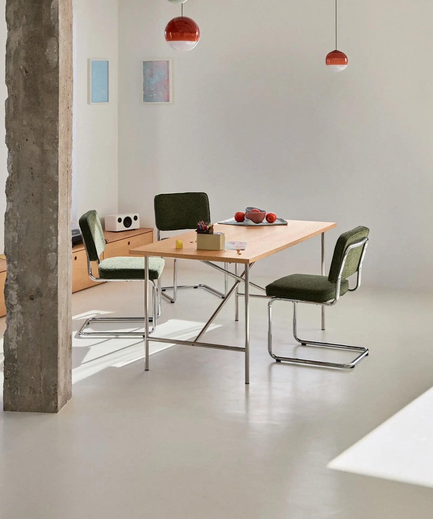 55253067694466 Silla de Comedor Tela y Metal Anela Sillas tapizadas Northdeco