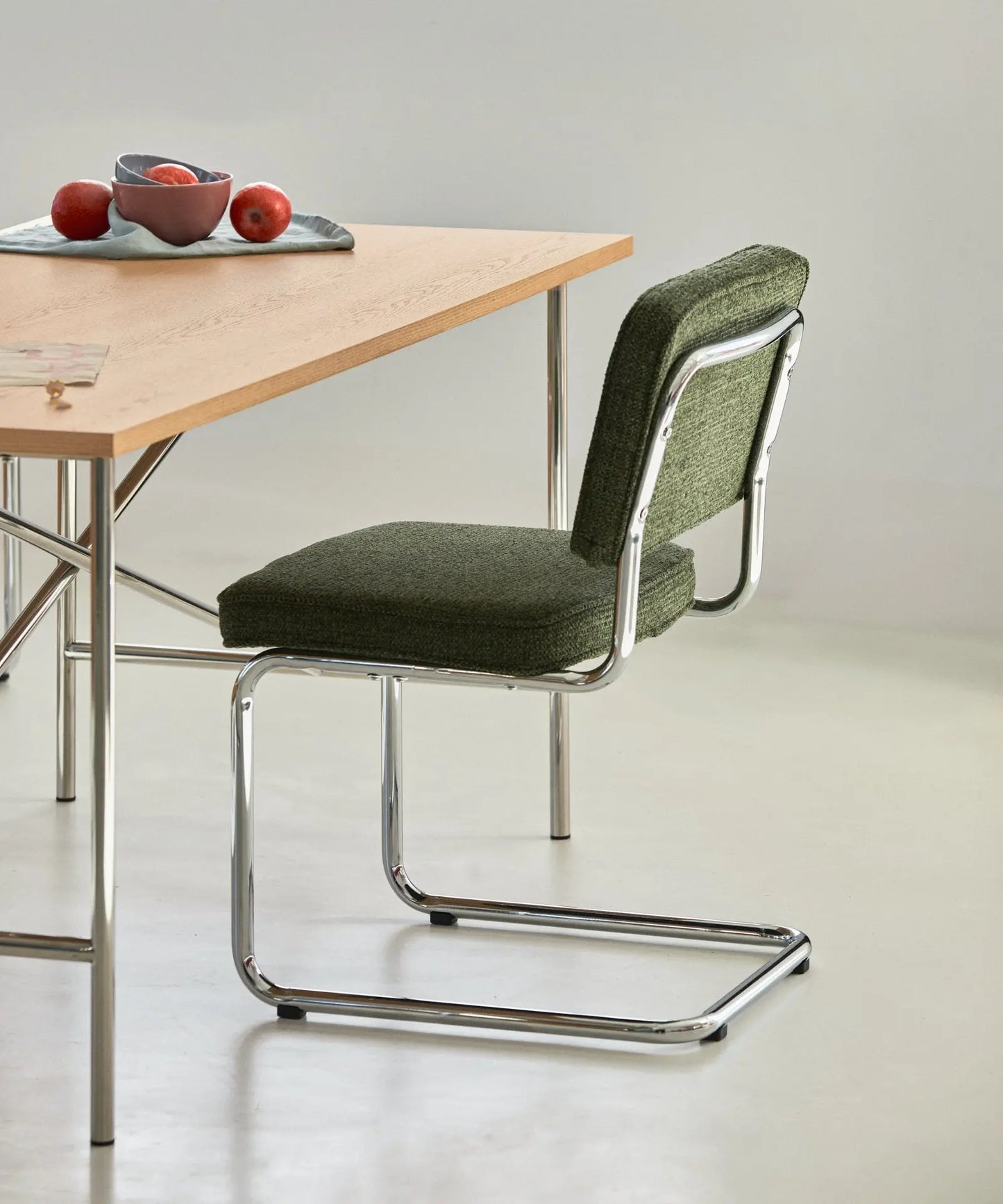 55253067694466 Silla de Comedor Tela y Metal Anela Sillas tapizadas Northdeco