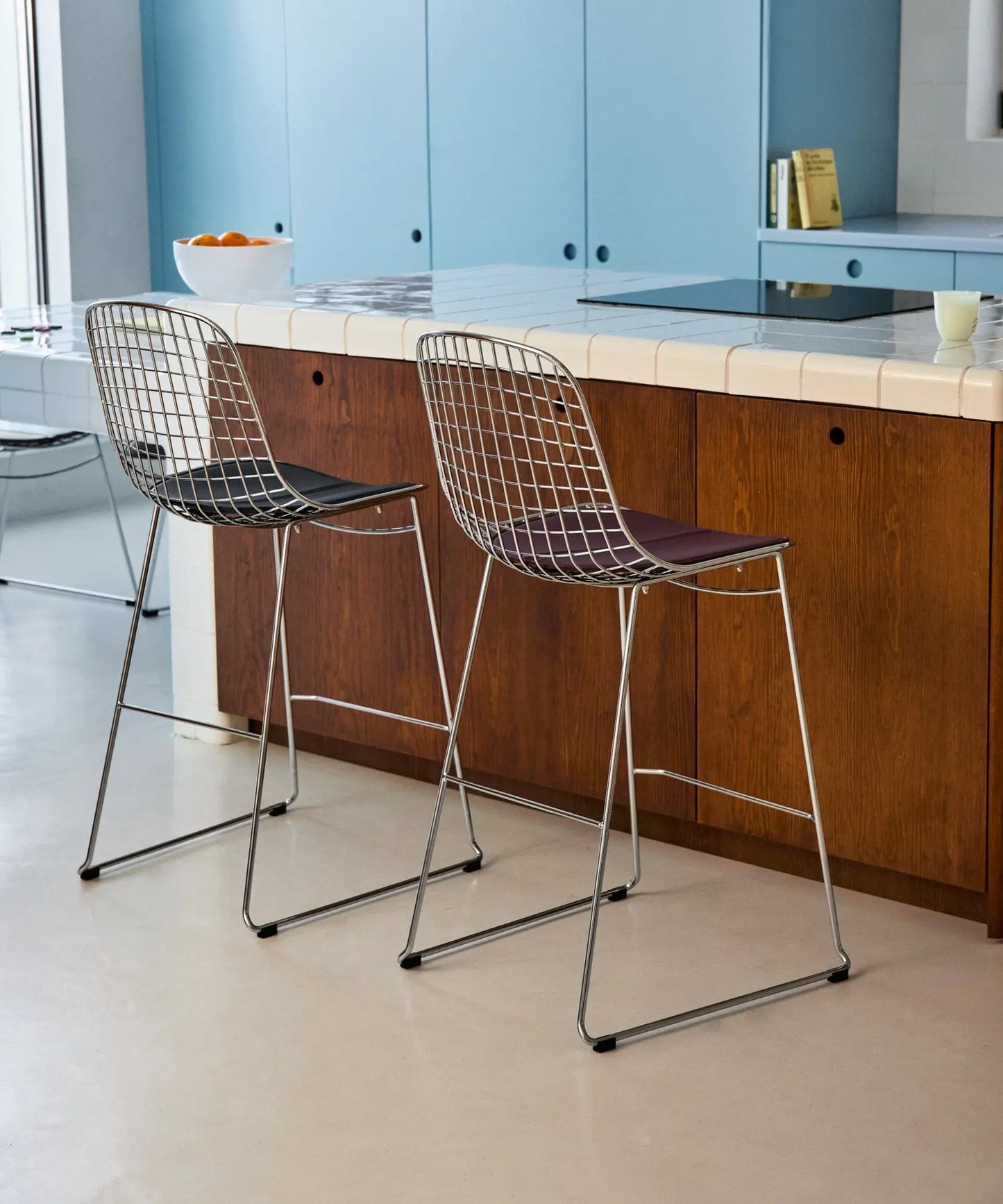 56341954756994 Taburete Alto de Metal Roma Taburetes Northdeco