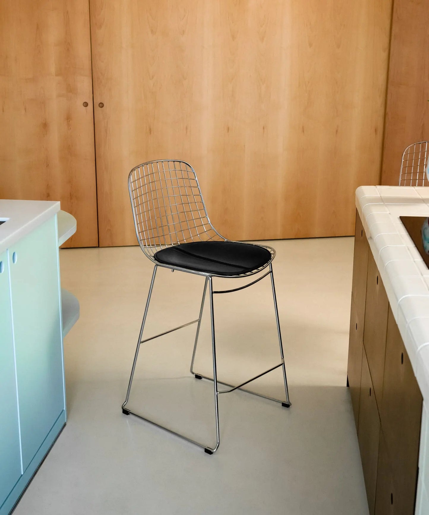 56341954691458 Taburete Alto de Metal Roma Taburetes Northdeco