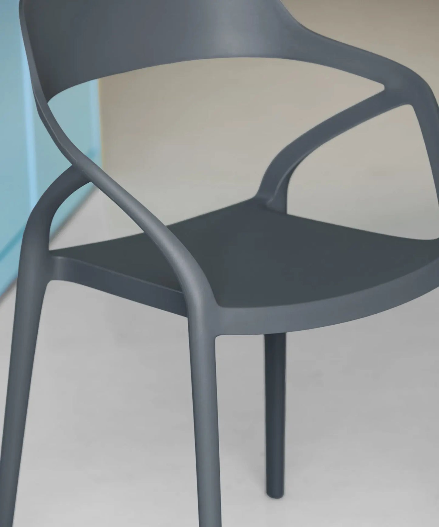 48433243193681 Silla de Polipropileno con Reposabrazos Grace Sillas de Plástico Northdeco