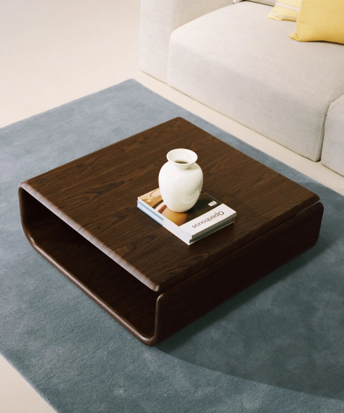 56563198984578 Mesa de Centro Cuadrada en Madera Ventia (80x80 cm) Mesas de Madera Northdeco