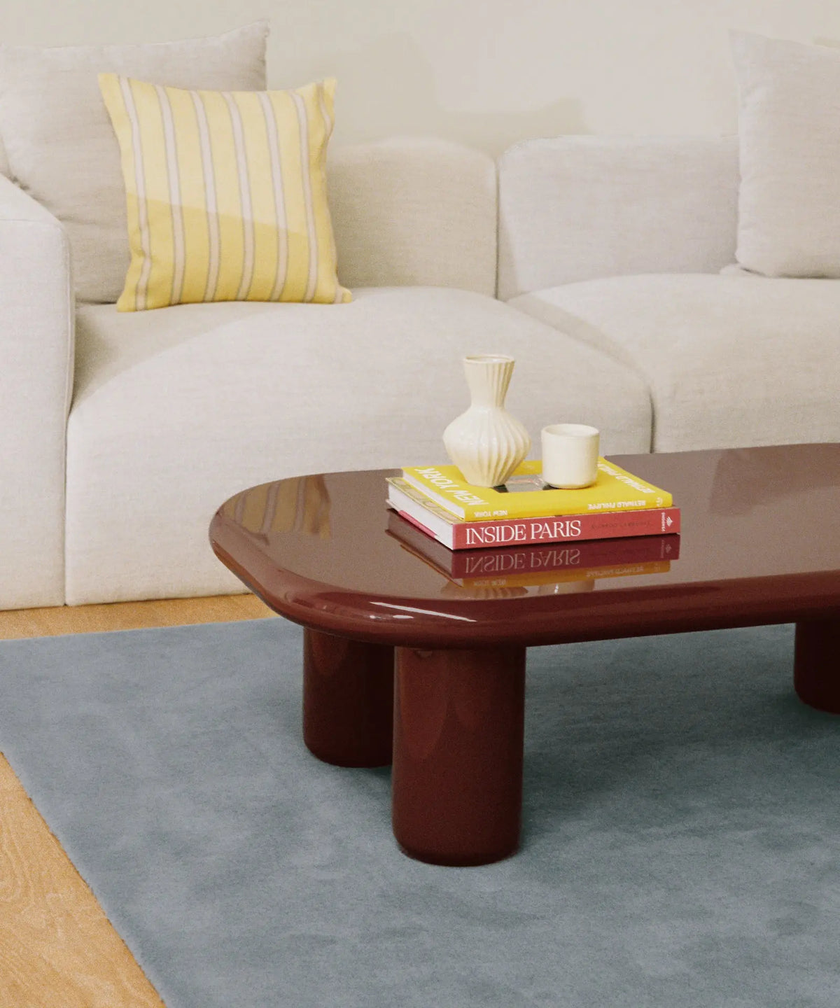 56524524552578 Mesa de Centro de Madera Monroe (120x70 cm) Mesas de Madera Northdeco