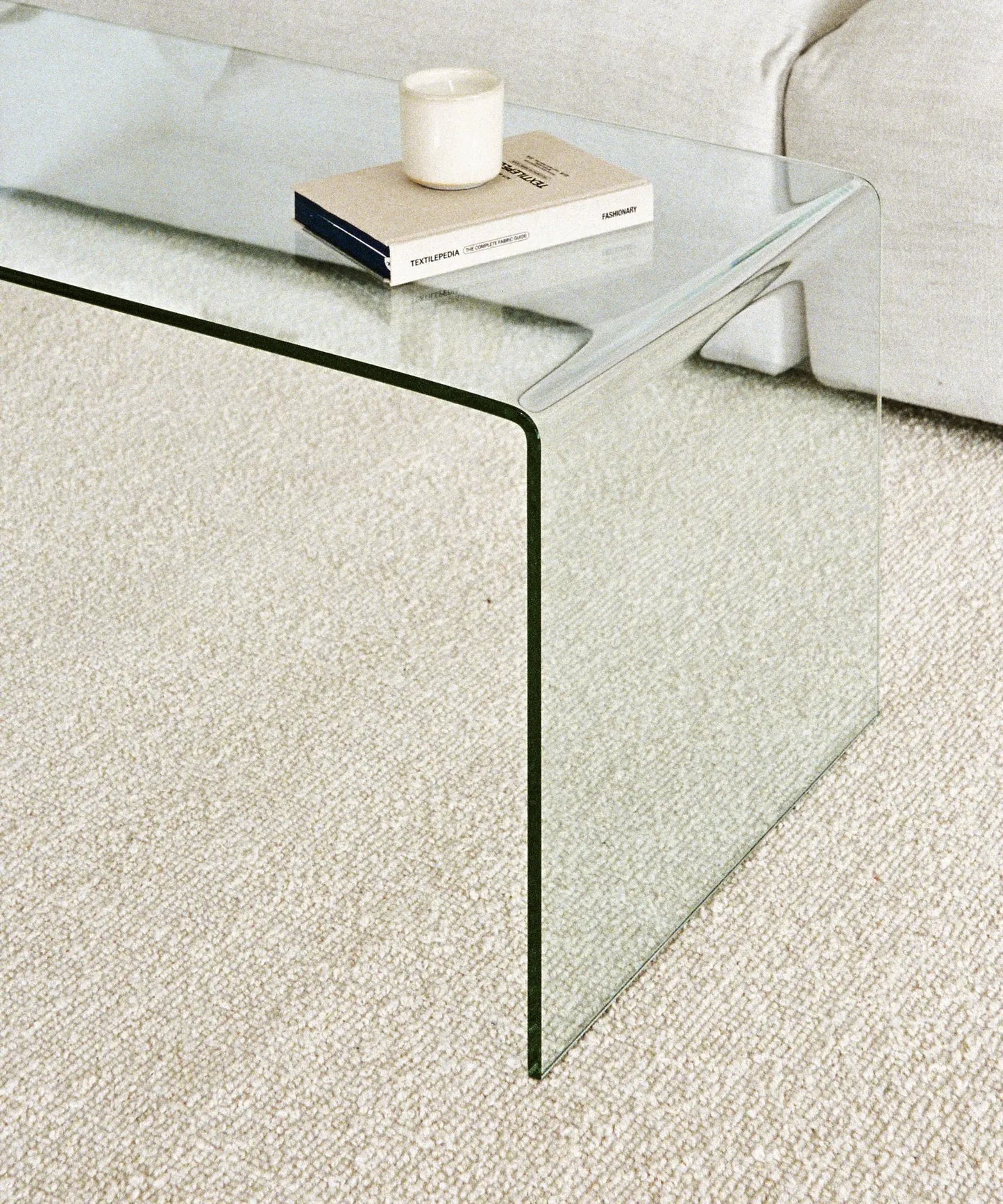 42171638317235 Mesa de Centro Rectangular de Cristal Templado Cheval (100 cm) Mesas de Cristal Northdeco