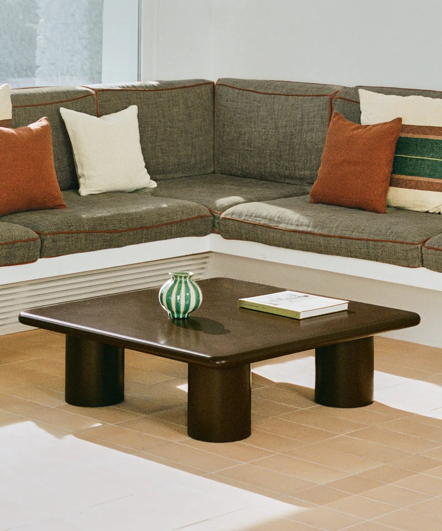 56684930531714 Mesa de Centro de Madera Lacada Dive (100x100 cm) Mesas de Madera Northdeco
