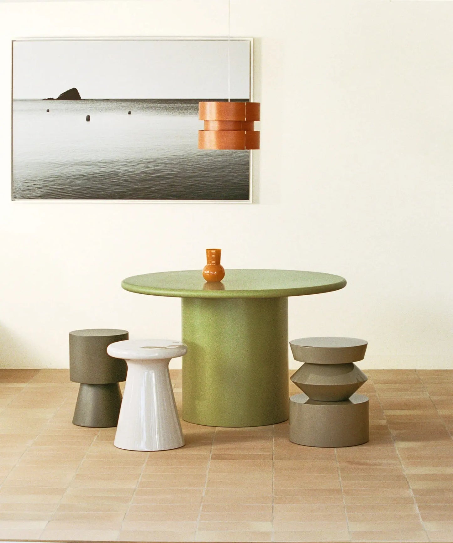 56684887736706 Mesa de Comedor de Madera Dilara (Ø120 cm) Mesas de Madera Northdeco