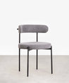 48631422353745 Silla Alexia Sillas tapizadas Northdeco Gris-oscuro