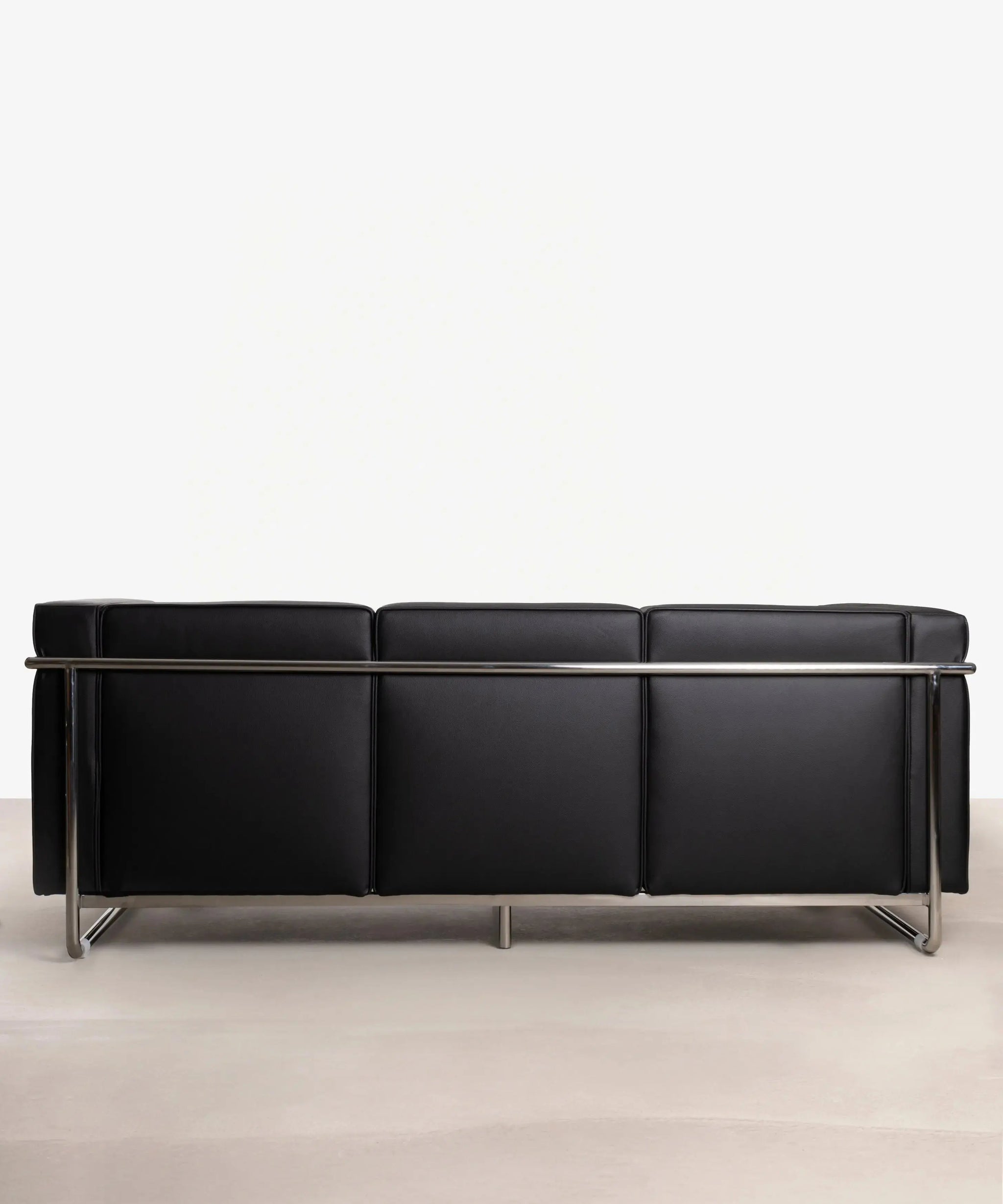 CAVADORE Bansa - Divanoletto Divano imbottito a 2 posti, in pelle, 148 x 94 x 95 cm, colore: Grigio CAVADORE Bansa - Divanoletto Divano imbottito a 2 posti, in pelle, 148 x 94 x 95 cm, colore: Grigio