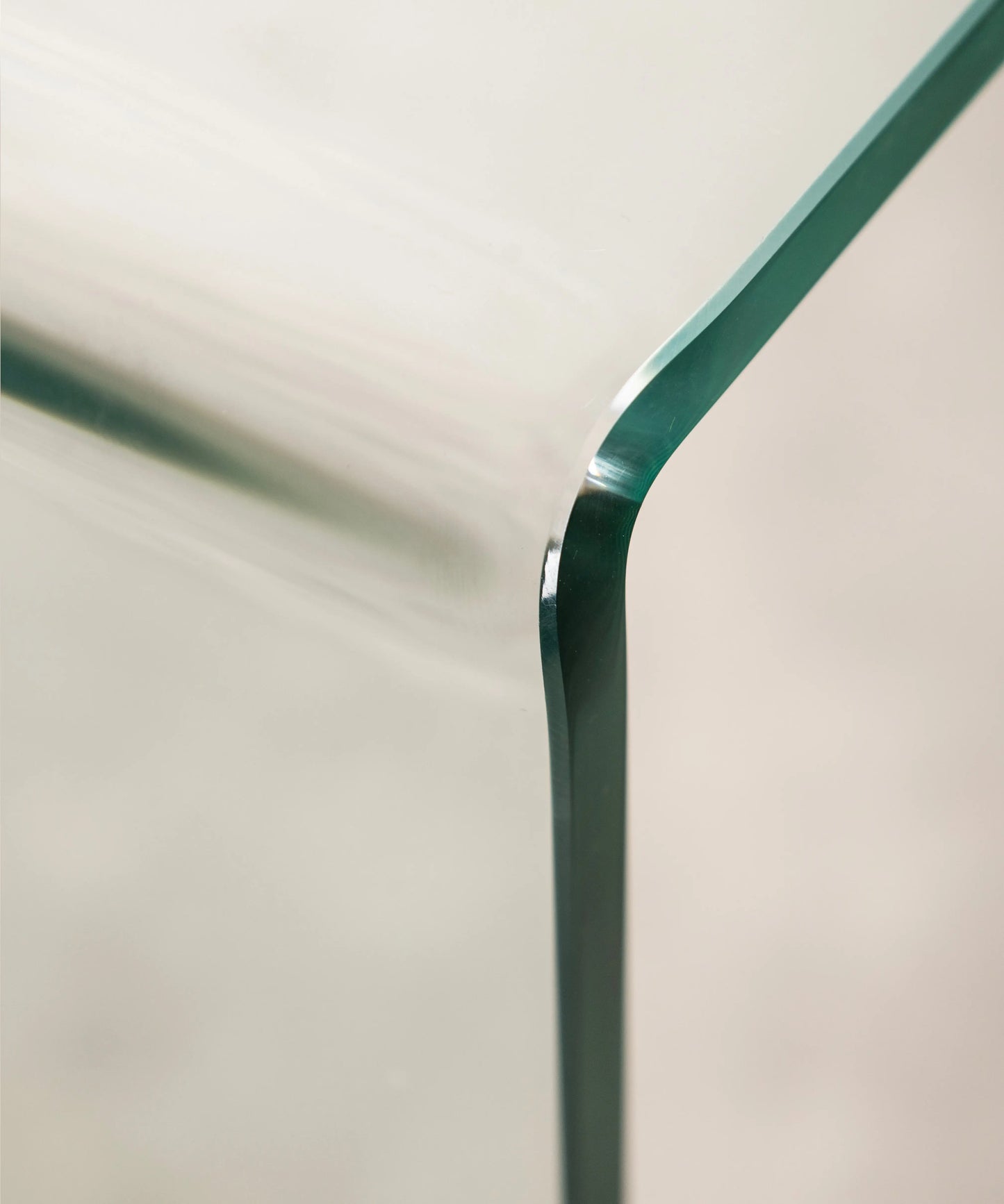 Mesa Consola de Cristal Cheval 125 cm Mesa Centro Northdeco