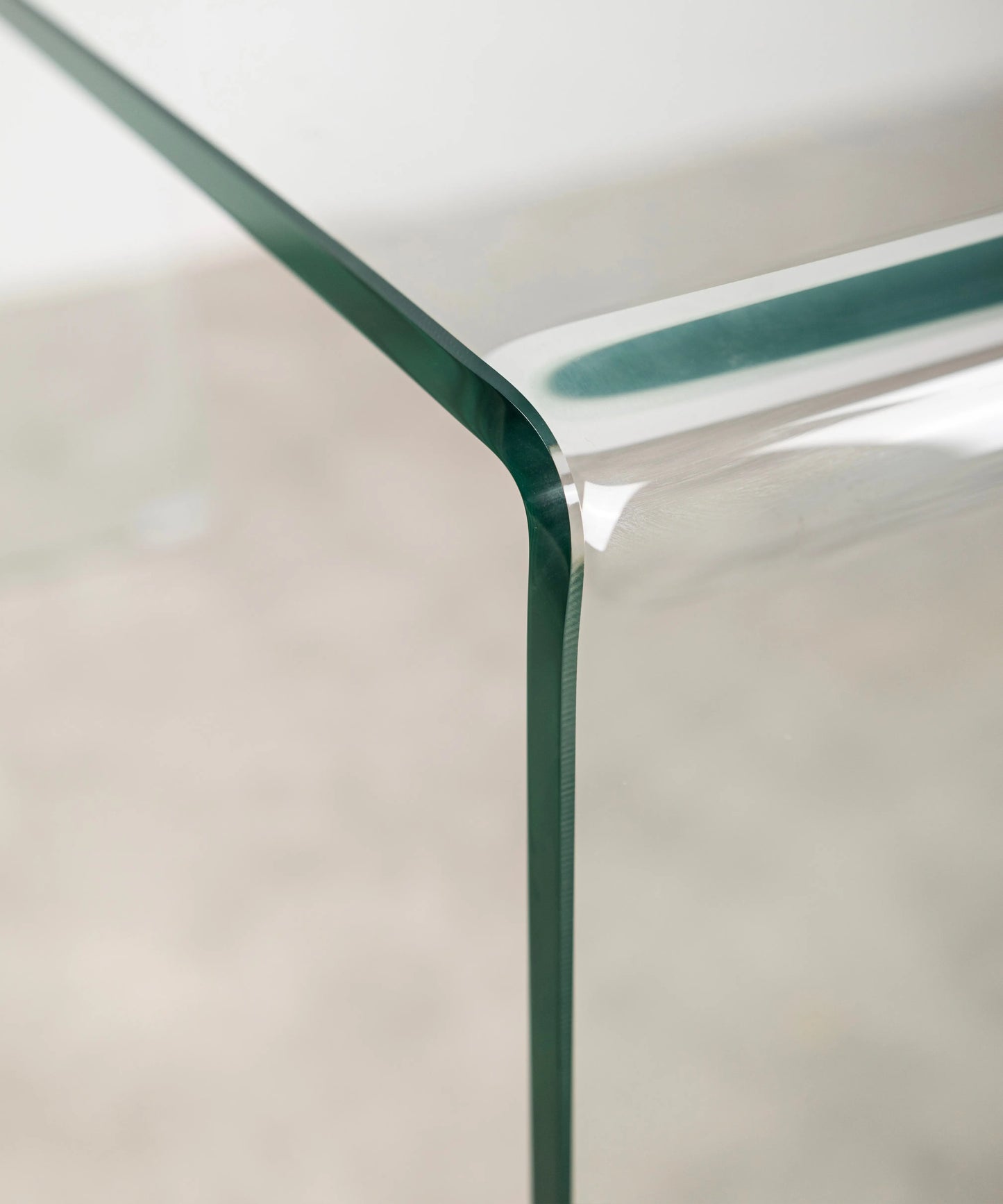 Mesa Consola de Cristal Cheval 125 cm Mesa Centro Northdeco