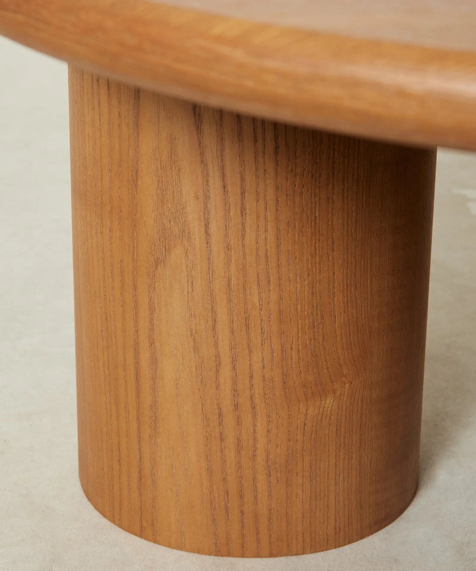 55498348495234 Mesa de Centro Redonda en Madera Aisha (80 cm) Mesas de Madera Northdeco