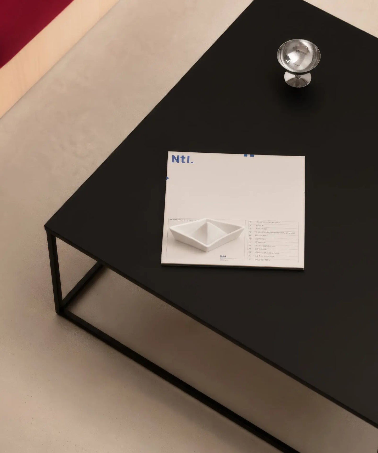 55823212118402 Mesa de Centro Cuadrada en Acero Eiron (90x90cm) Mesas Northdeco