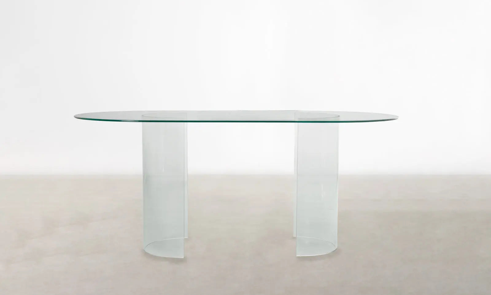 55421712302466 Mesa de Comedor Cristal Templado Ensa (180x76cm) Mesas de Cristal Northdeco