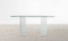 55421712302466 Mesa de Comedor Cristal Templado Ensa (180x76cm) Mesas de Cristal Northdeco