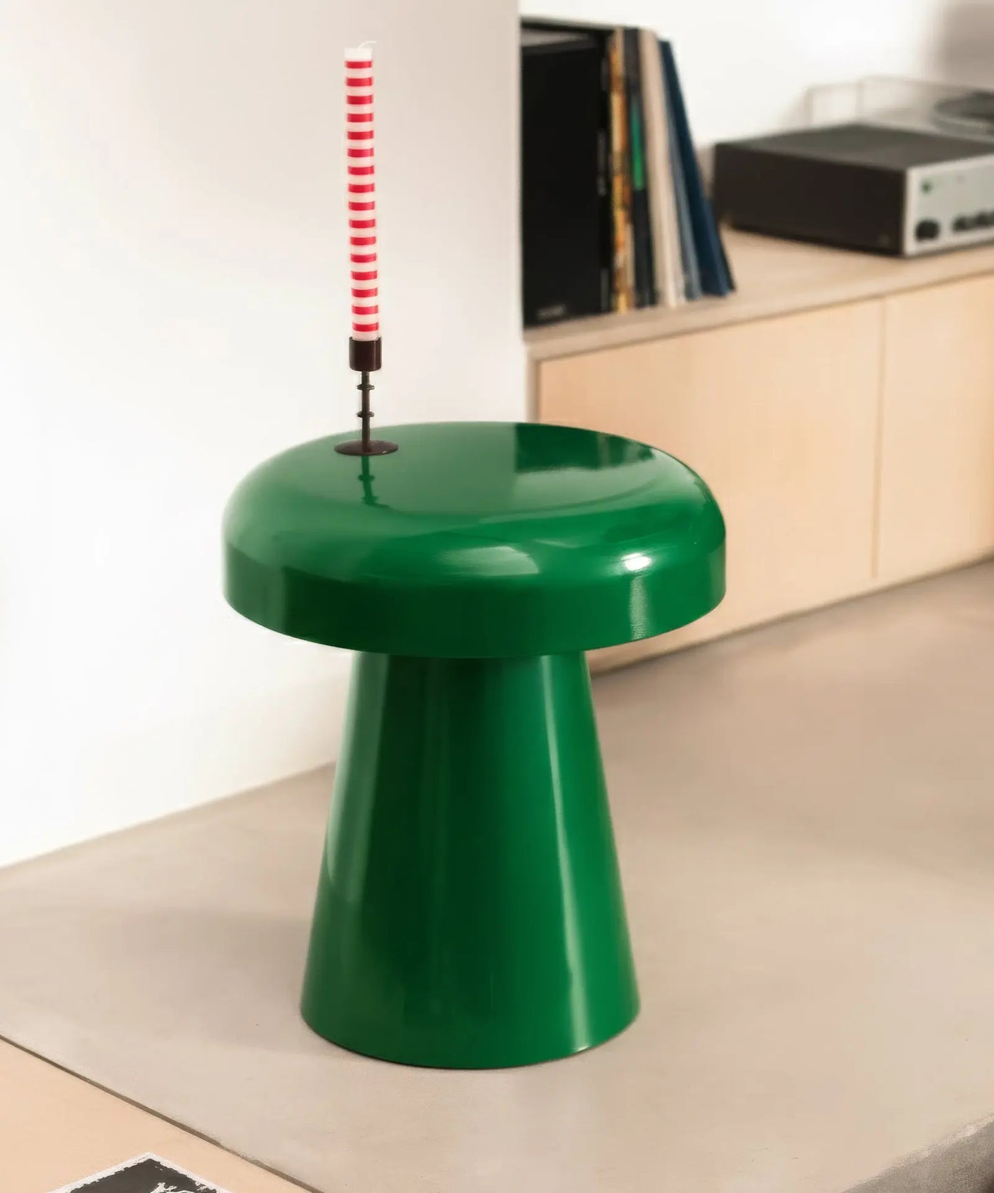 55689215312258 Mesa Auxiliar de Metal Mush (40x46 cm) Mesas Auxiliares Northdeco