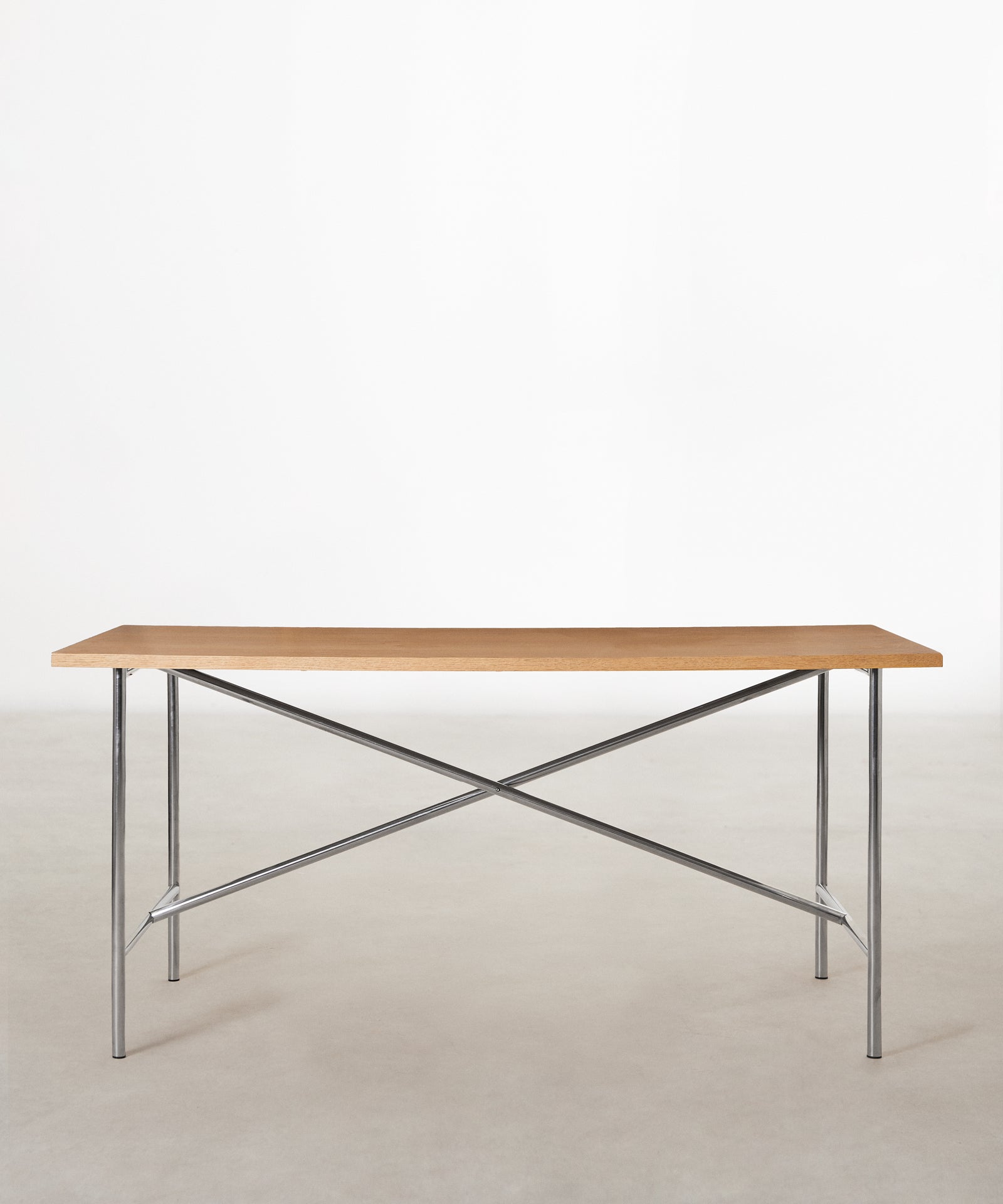 55097167118722 Mesa de Comedor Rectangular en Madera y Metal Minel (160x80cm) Mesas de Madera Northdeco