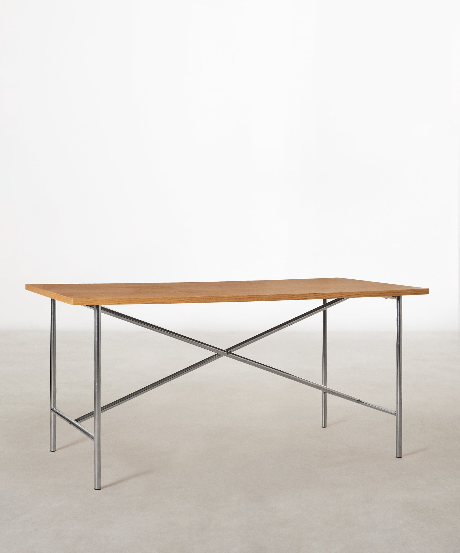 55097167118722 Mesa de Comedor Rectangular en Madera y Metal Minel (160x80cm) Mesas de Madera Northdeco