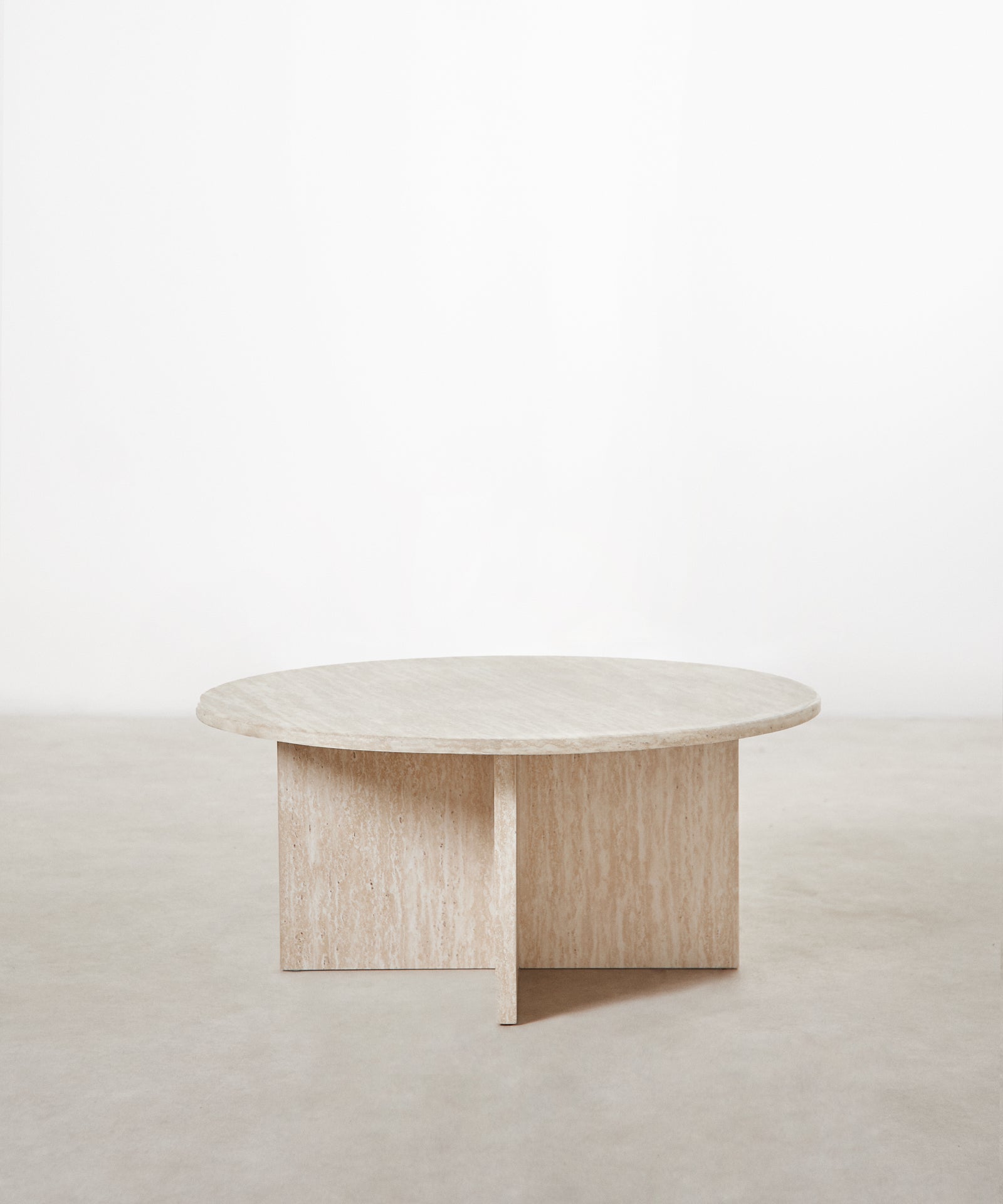 55382212215170 Mesa de Centro en look Travertino Coba (80x36) Mesa de centro Northdeco