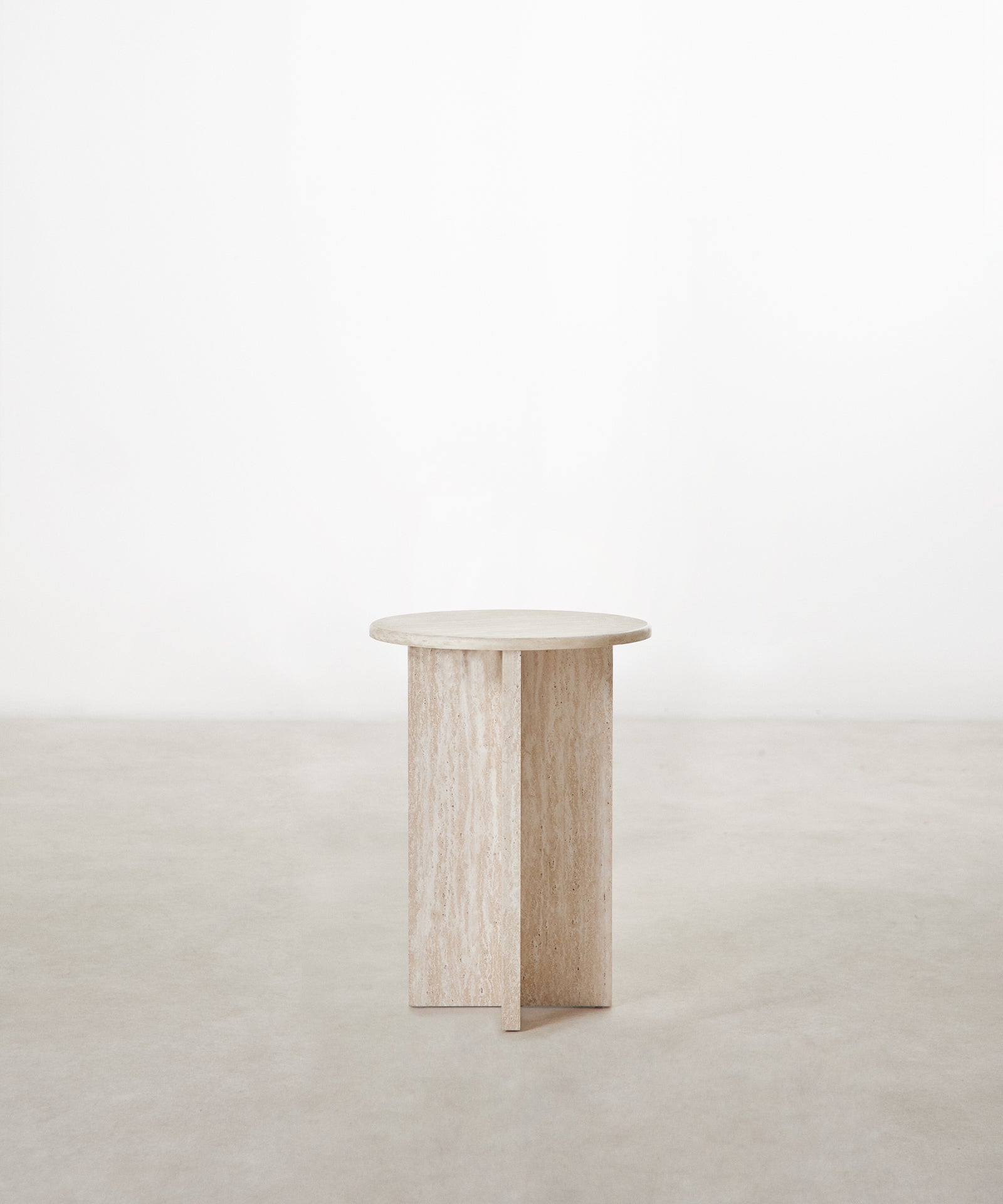 55382376776066 Mesa de Centro en look Travertino Lior (80x36) Mesa de centro Northdeco