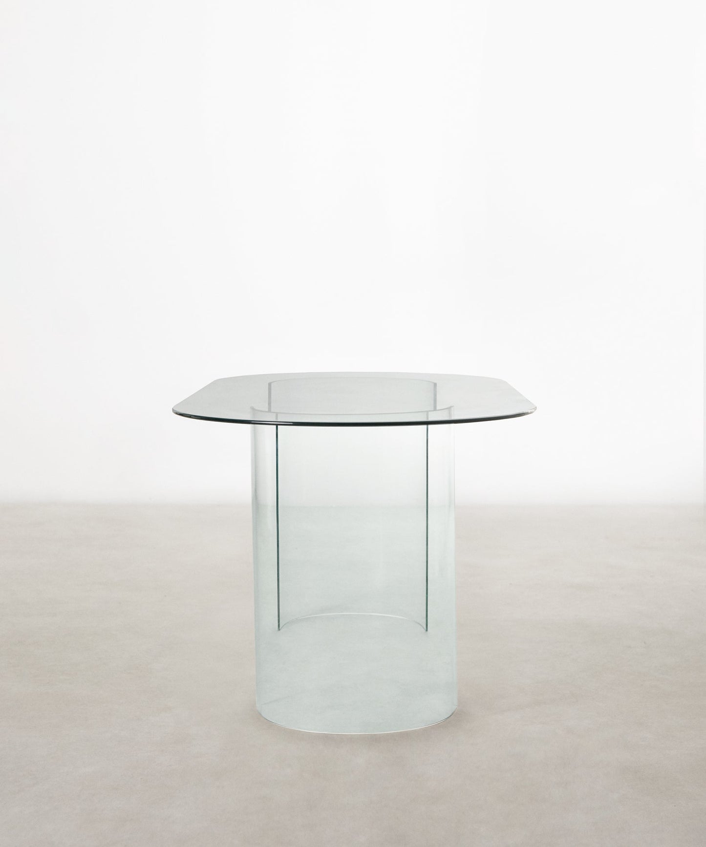 55421712302466 Mesa de Comedor Cristal Templado Ensa (180x76cm) Mesas de Cristal Northdeco