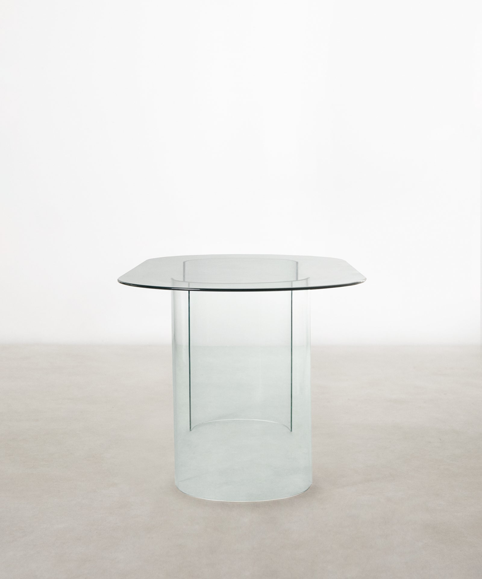 55421712302466 Mesa de Comedor Cristal Templado Ensa (180x76cm) Mesas de Cristal Northdeco