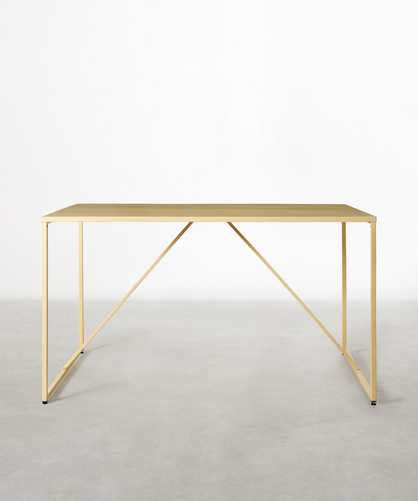 55822973010306 Mesa de Escritorio en Acero Laminado Varek Mesas Northdeco