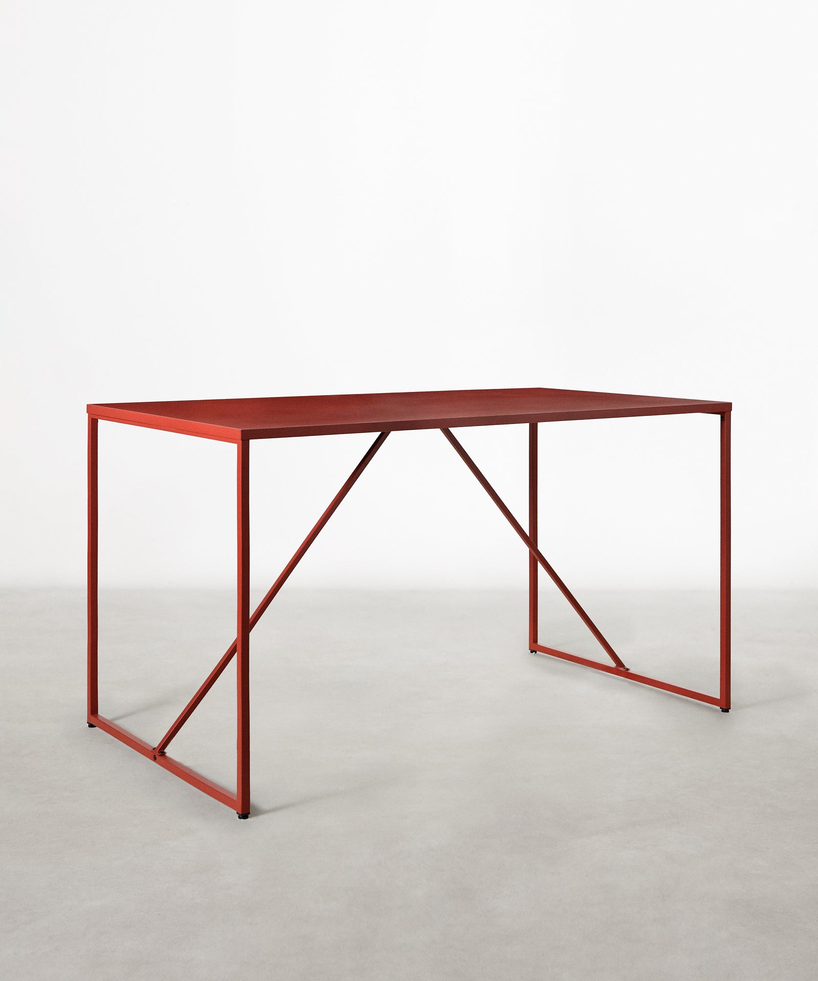 55822972912002 Mesa de Escritorio en Acero Laminado Varek Mesas Northdeco