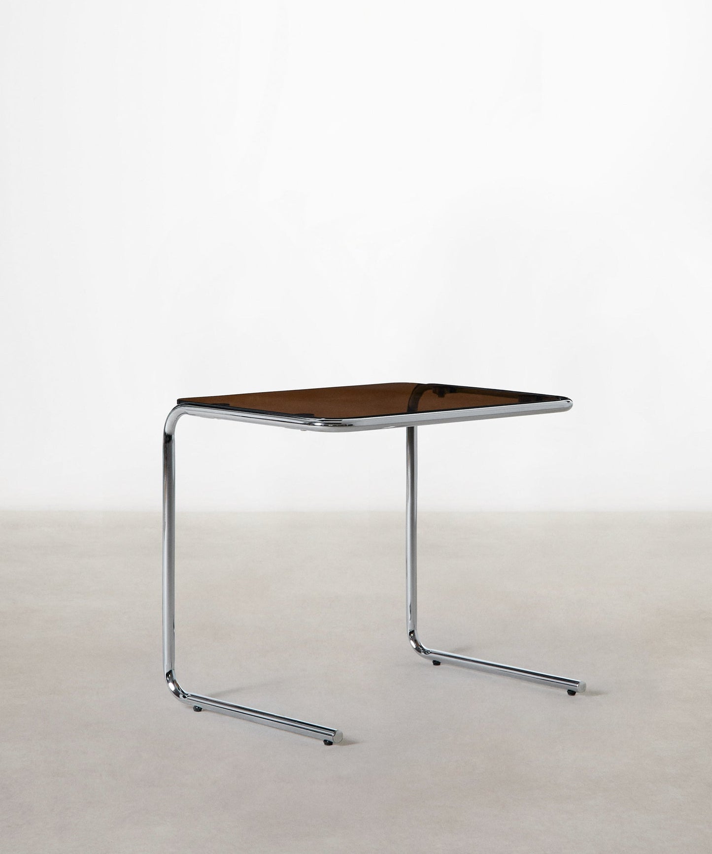 56320834601346 Mesa Auxiliar de Metal y Cristal Templado Bonet Mesas Auxiliares Northdeco