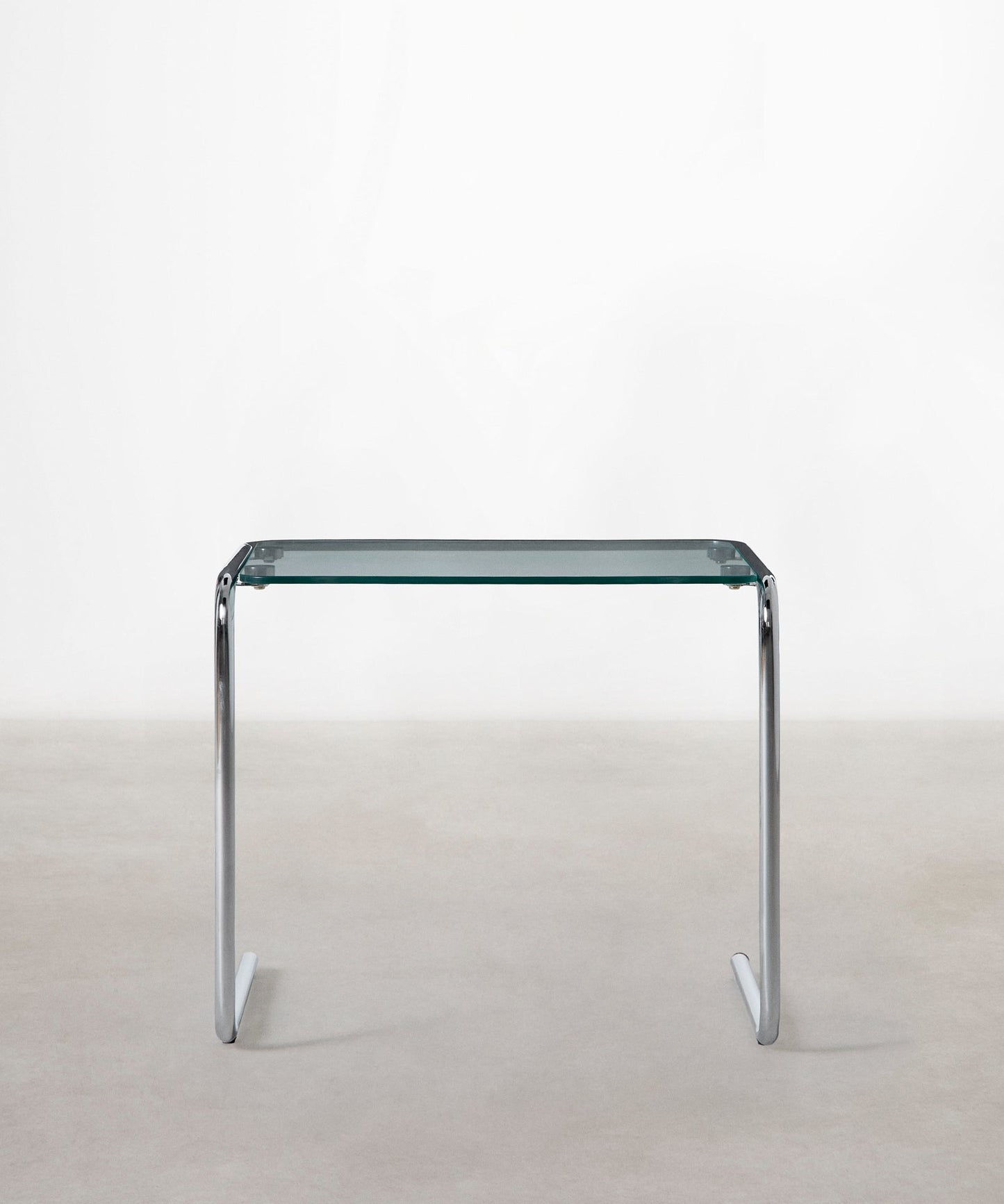 56320831259010 Mesa Auxiliar de Metal y Cristal Templado Bonet Mesas Auxiliares Northdeco