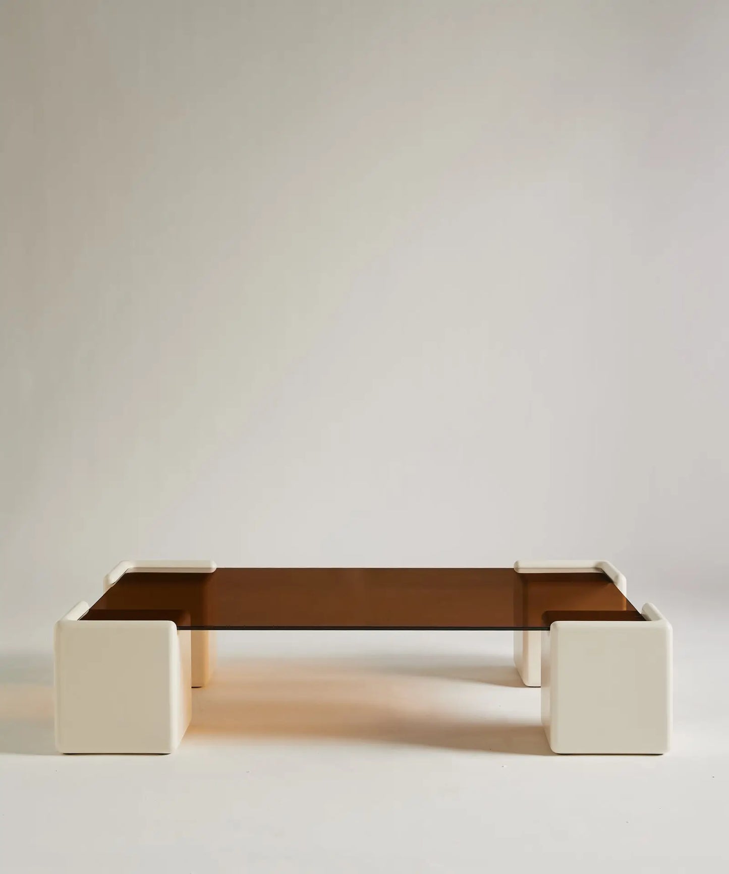 56686843527554 Mesa de Centro Rectangular de Cristal y Madera Denna (120x80cm) Mesas de Cristal Northdeco
