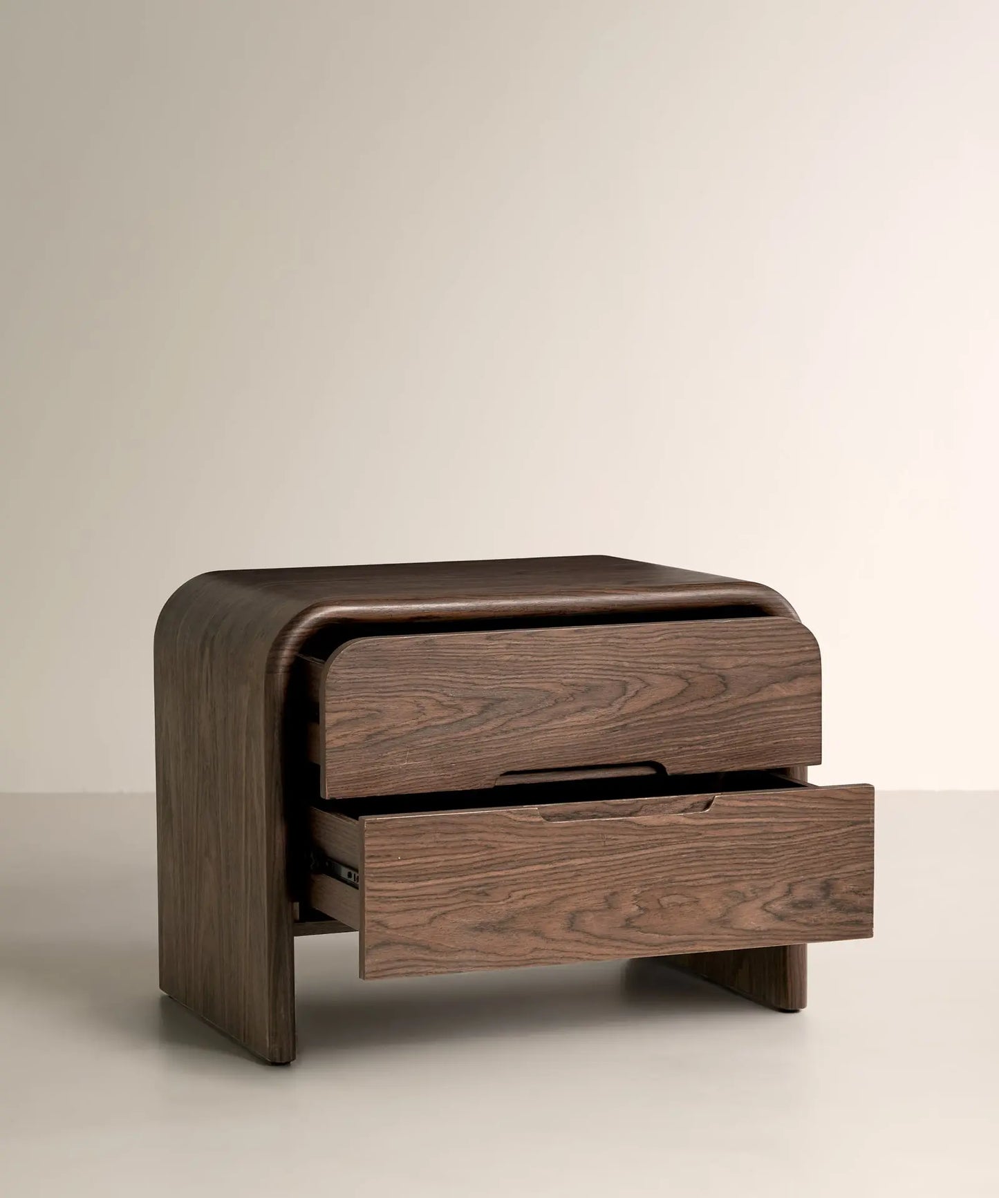 56515081929090 Mesita de Noche de Madera Araia (50x66 cm) Mesita de noche Northdeco