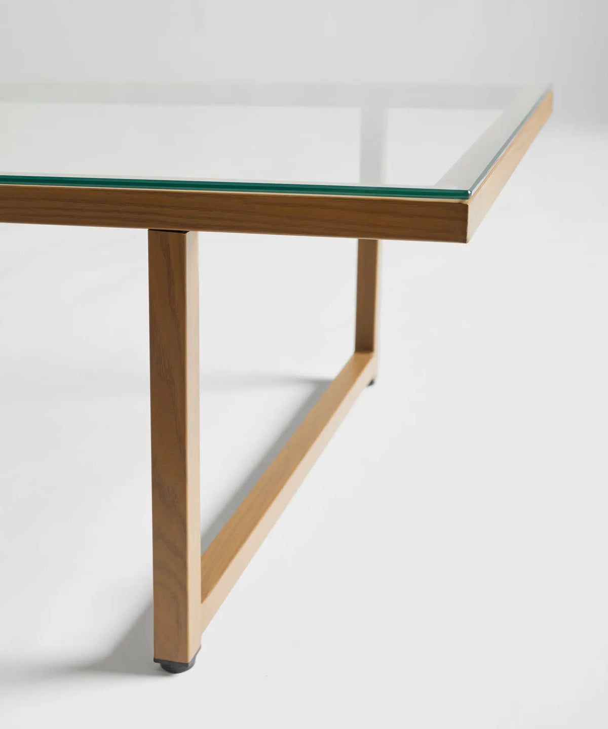 56647588413826 Mesa de Centro Rectangular de Cristal y Metal Blunt Mesas de Cristal Northdeco