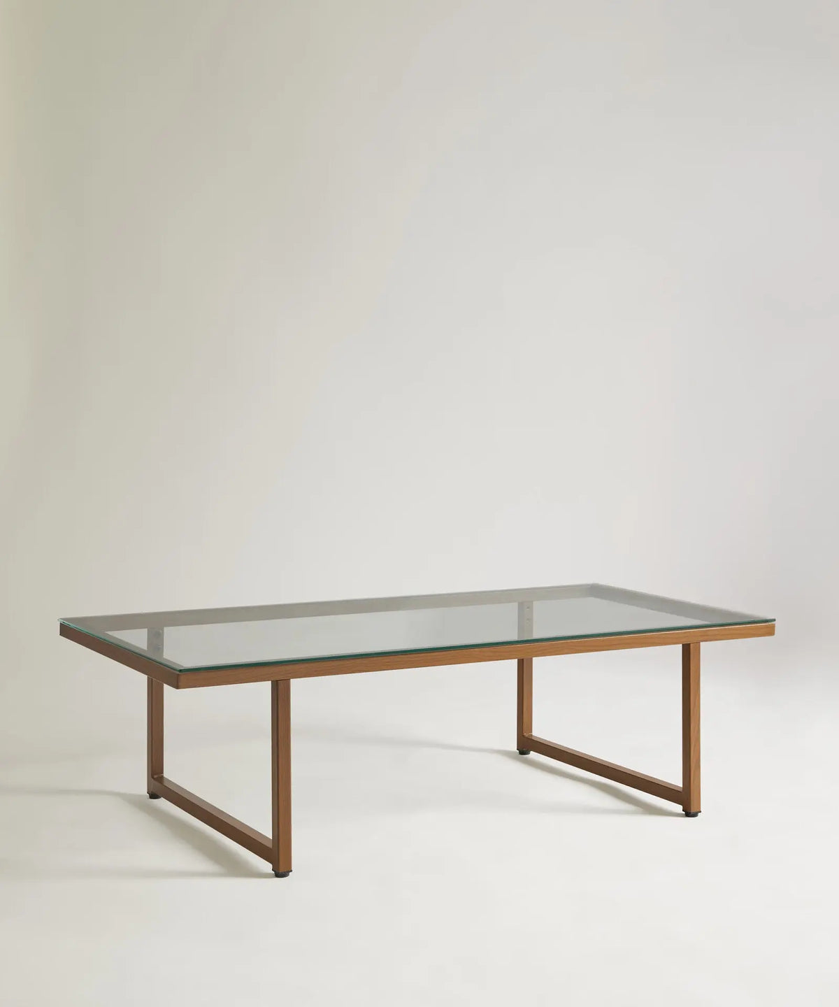 56647588413826 Mesa de Centro Rectangular de Cristal y Metal Blunt Mesas de Cristal Northdeco