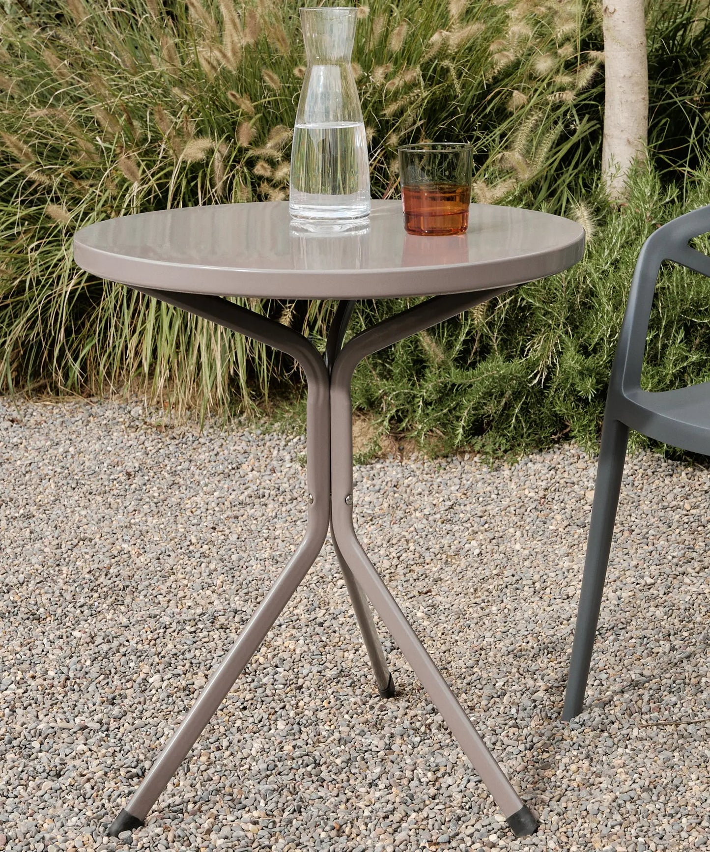 55488665911682 Mesa exterior de metal redonda Numa (60 x67 cm) Mesas Northdeco