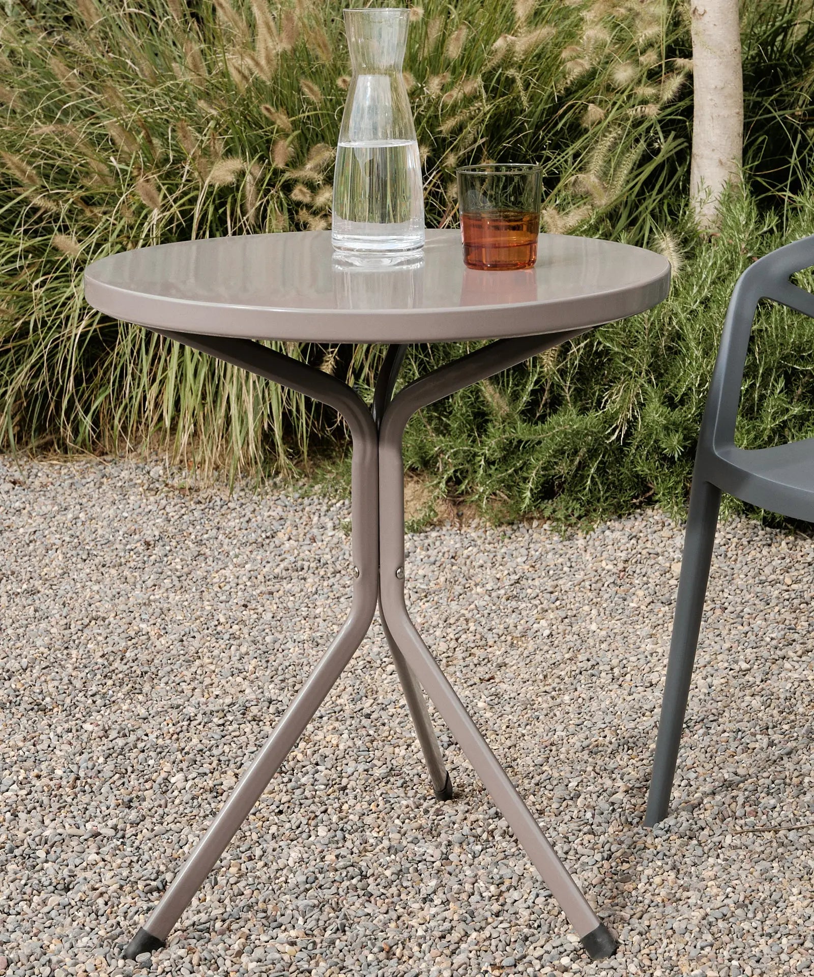 55488665911682 Mesa exterior de metal redonda Numa (60 x67 cm) Mesas Northdeco