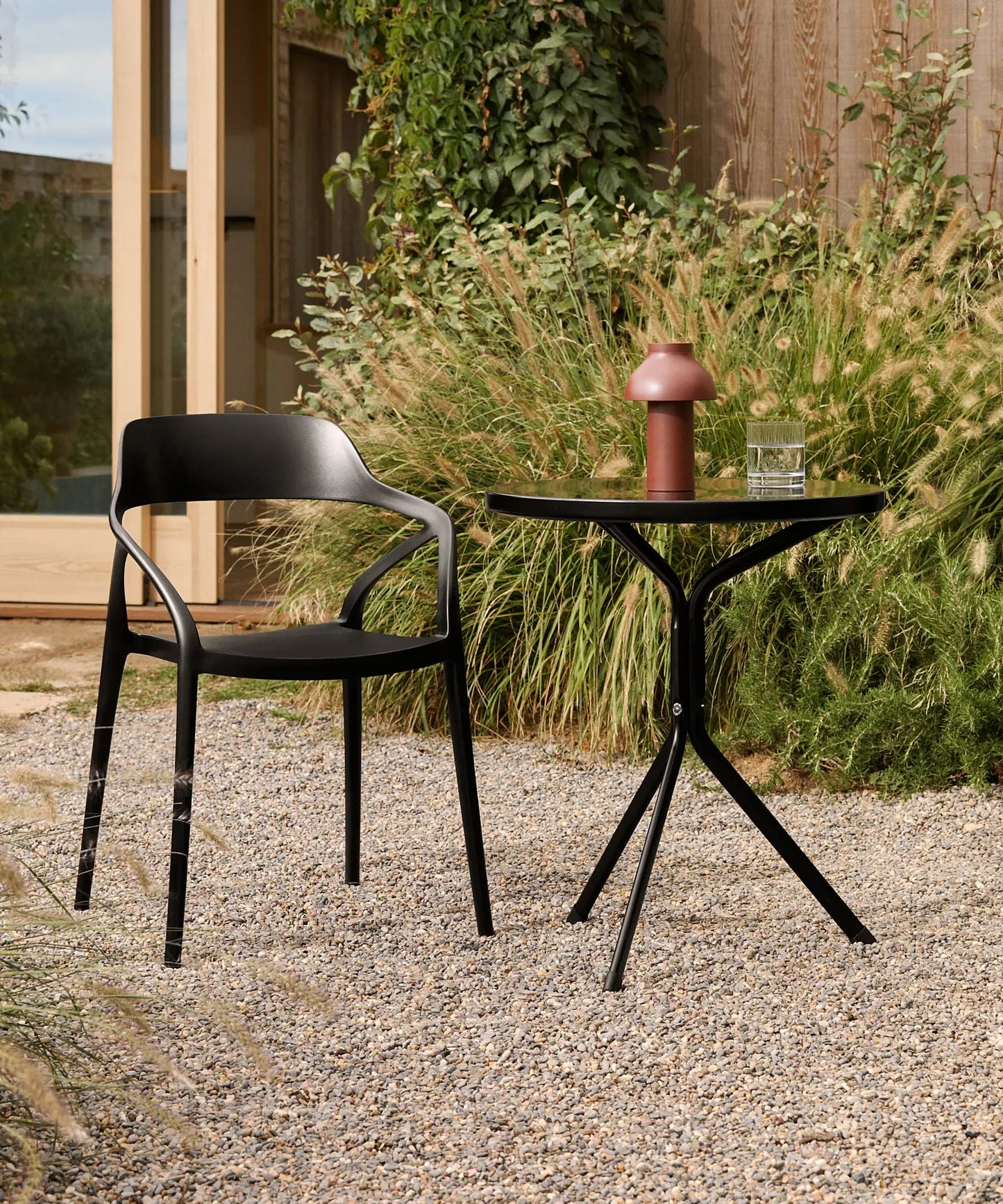 55399420002690 Mesa exterior de metal redonda Numa (60 x67 cm) Mesas Northdeco