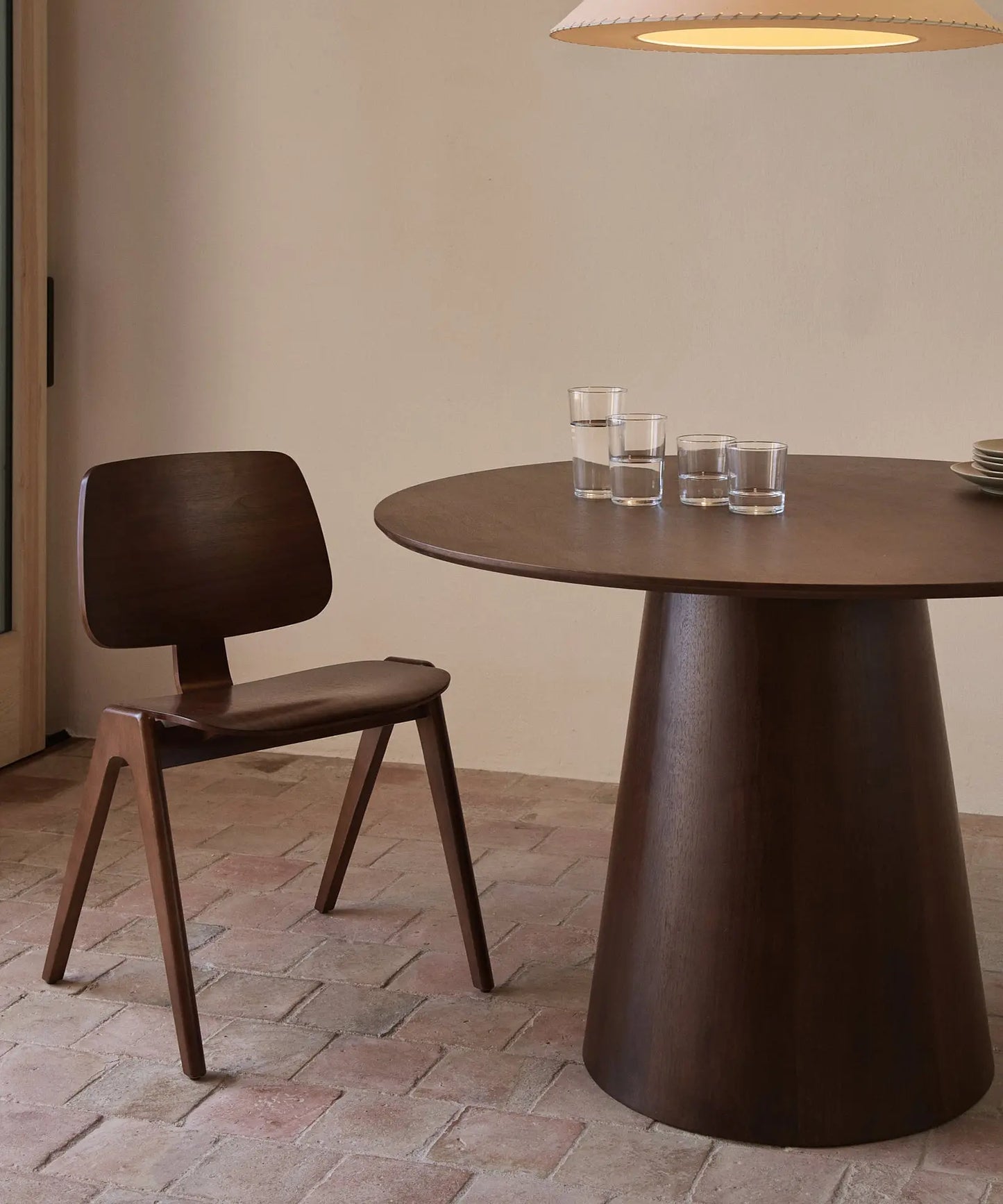 49046488285521 Mesa de Comedor Redonda en Madera Nelly (120 cm) Mesas de Madera Northdeco