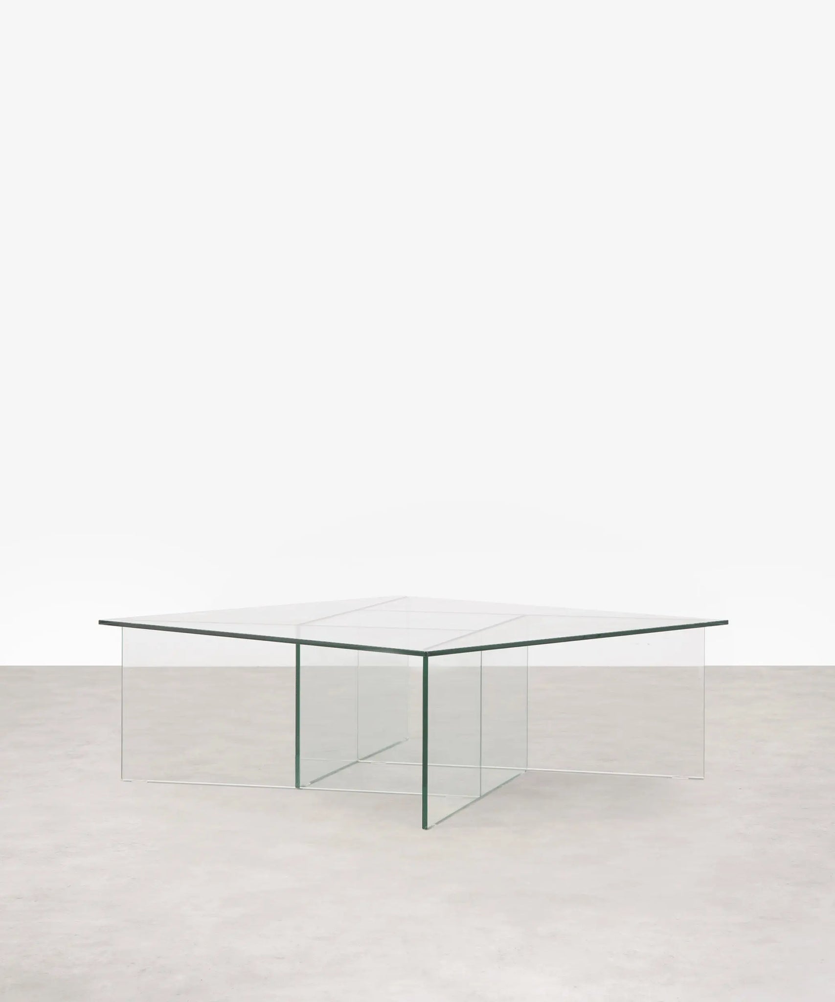 49058387820881 Mesa de Cristal Cuadrada Alessandra (90x90 cm) Mesas de Cristal Northdeco