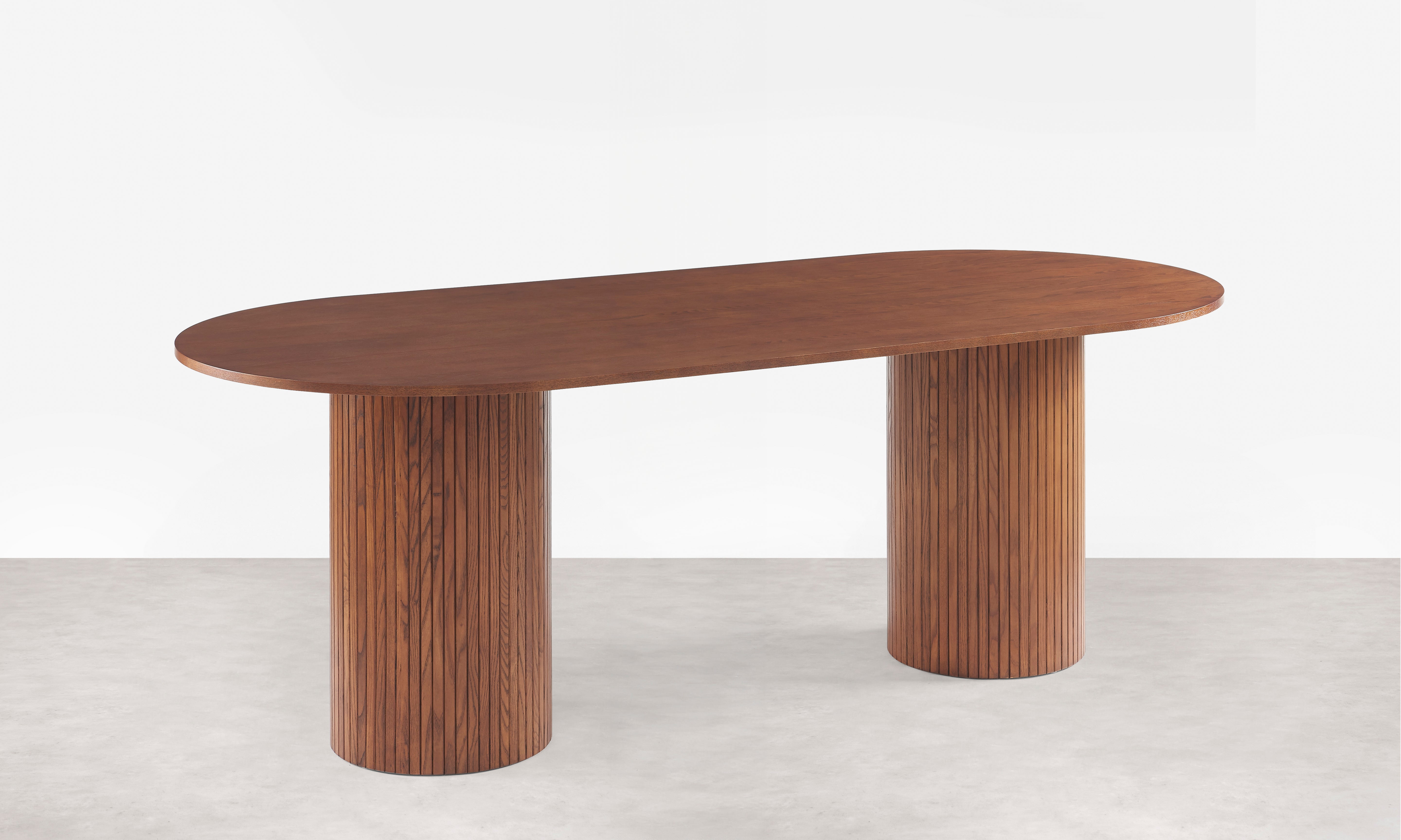 48003734274385 Mesa de Comedor Ovalada Eunice Mesas de Madera Northdeco