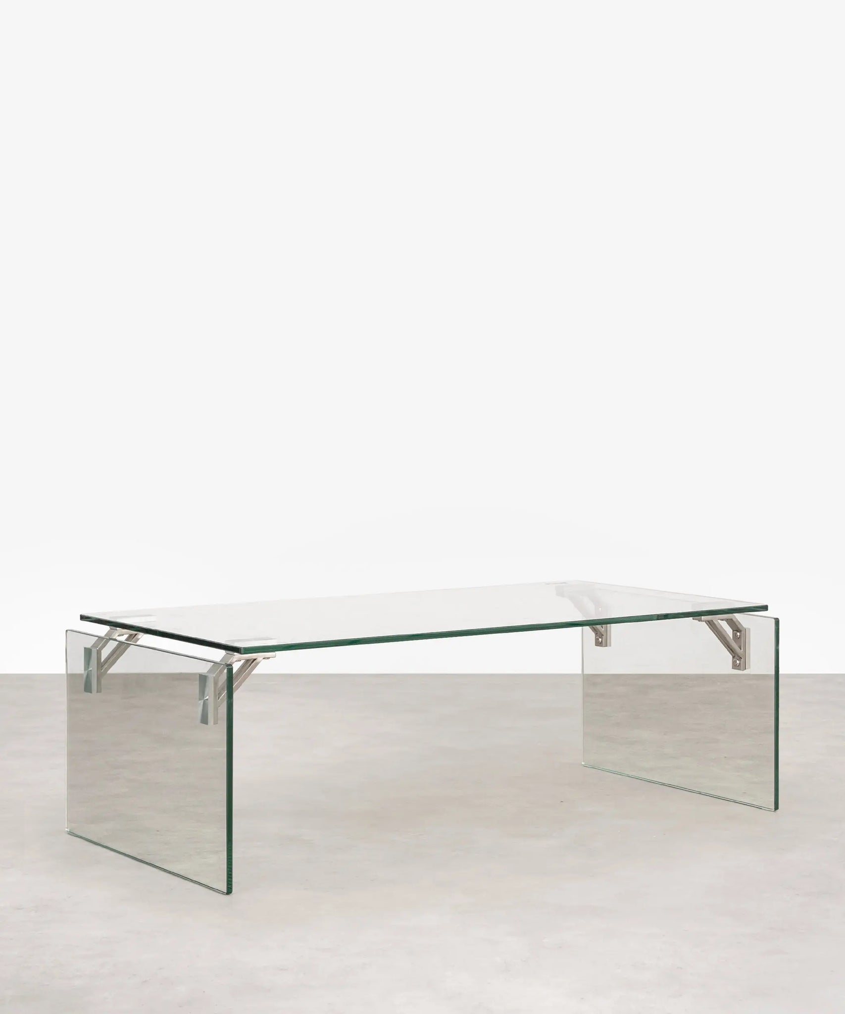 Mesa de Centro de Cristal Rectangular Suri 120 cm x 60 cm Mesas de Cristal Northdeco