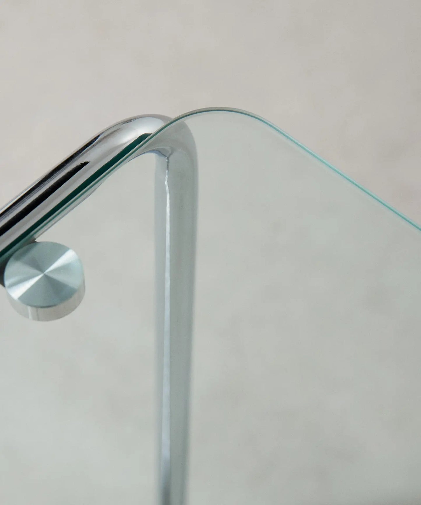 56320831259010 Mesa Auxiliar de Metal y Cristal Templado Bonet Mesas Auxiliares Northdeco