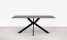 Mesa de Comedor Rectangular Aldo Mesas de Metal Northdeco 180-cm